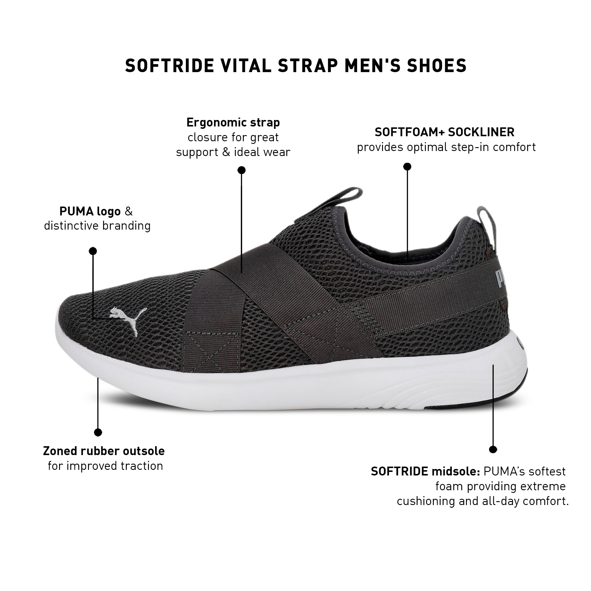 SOFTRIDE Vital Strap Unisex Shoes