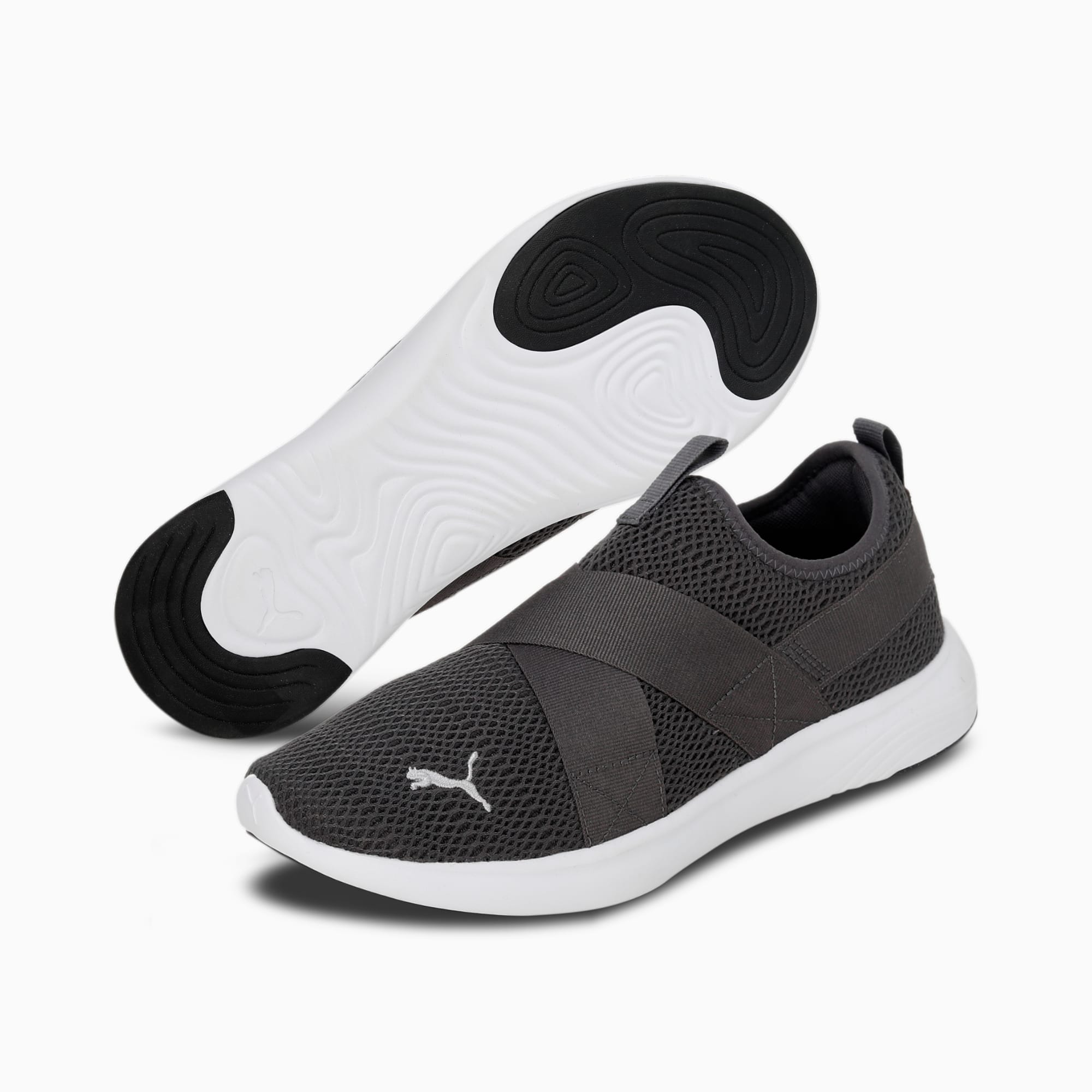 Puma strap on shoes sales