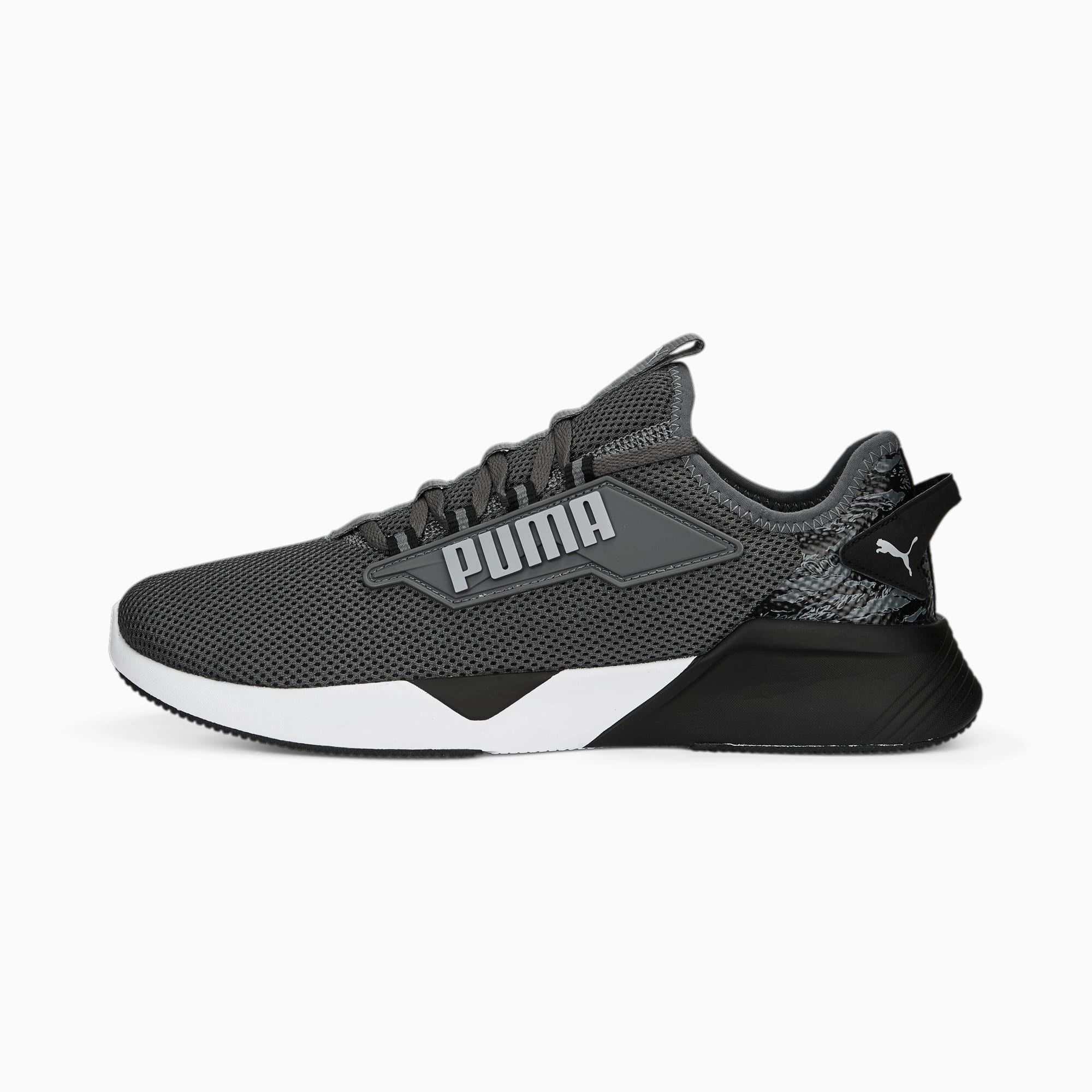 Retaliate 2 Camo Running Shoes Cool Dark Gray PUMA Black Cool Mid Gray PUMA Running Shoes PUMA