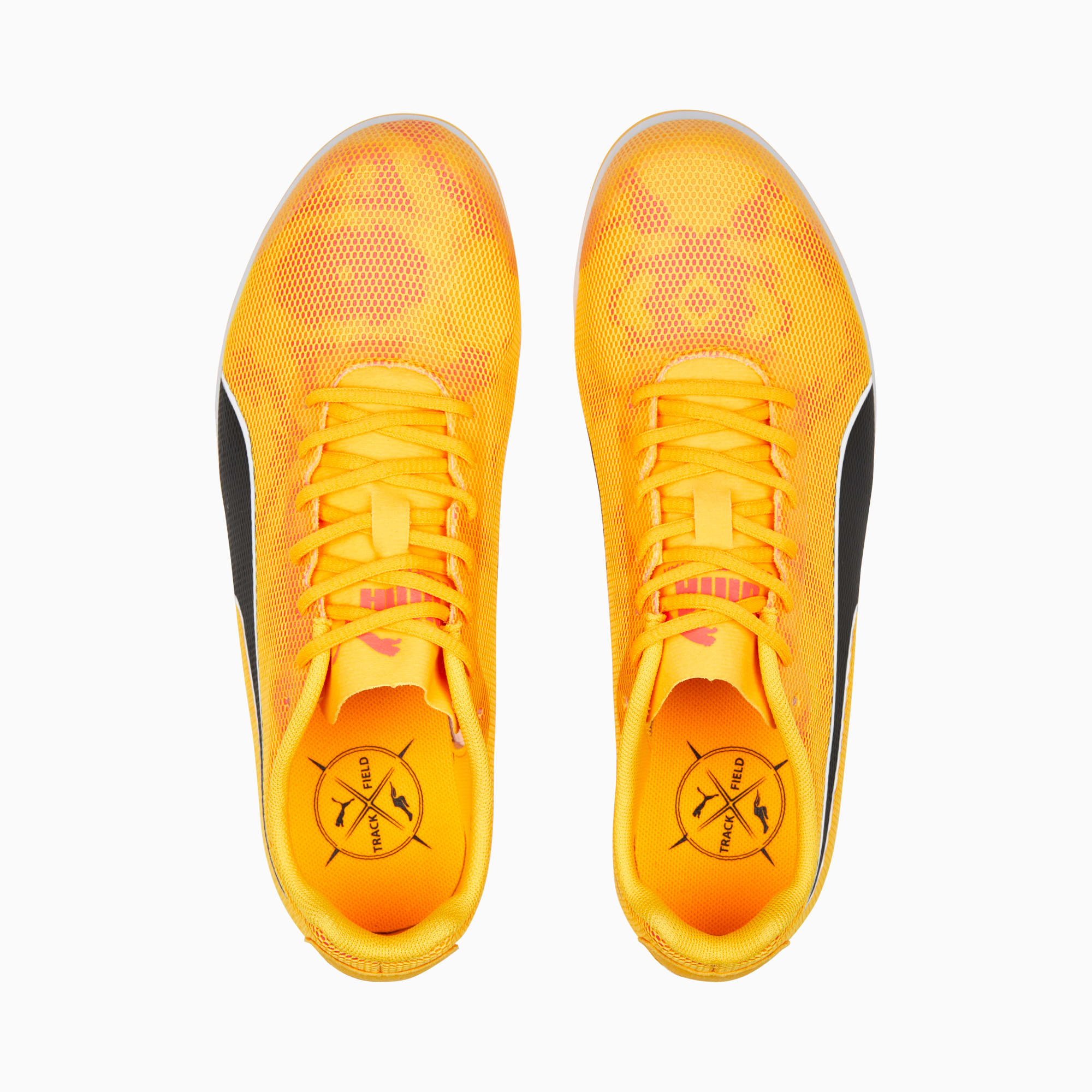 Puma Evospeed Star 8 Big Kids Track Spikes Shoes Sun Stream Sunset Glow Black 5
