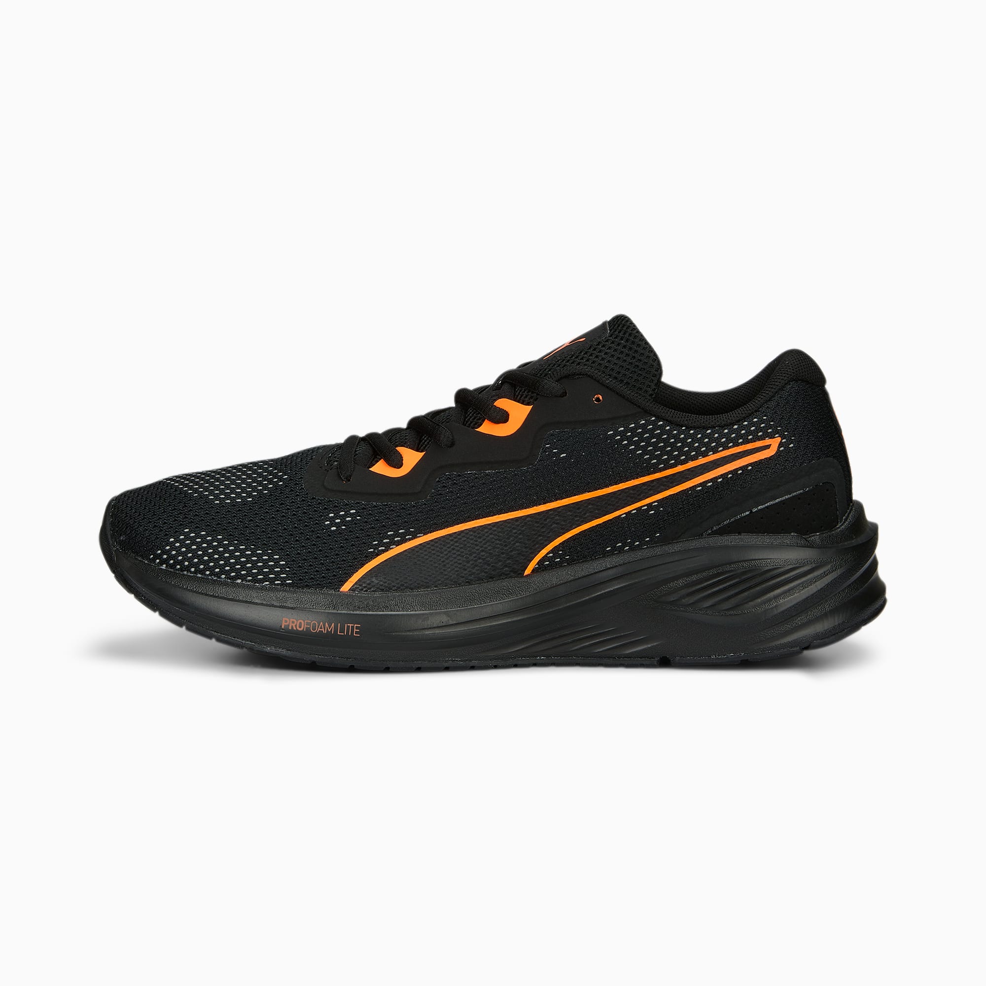Aviator Profoam Sky Bright Running Shoes in Black Ultra Orange Size 9.5 by PUMA