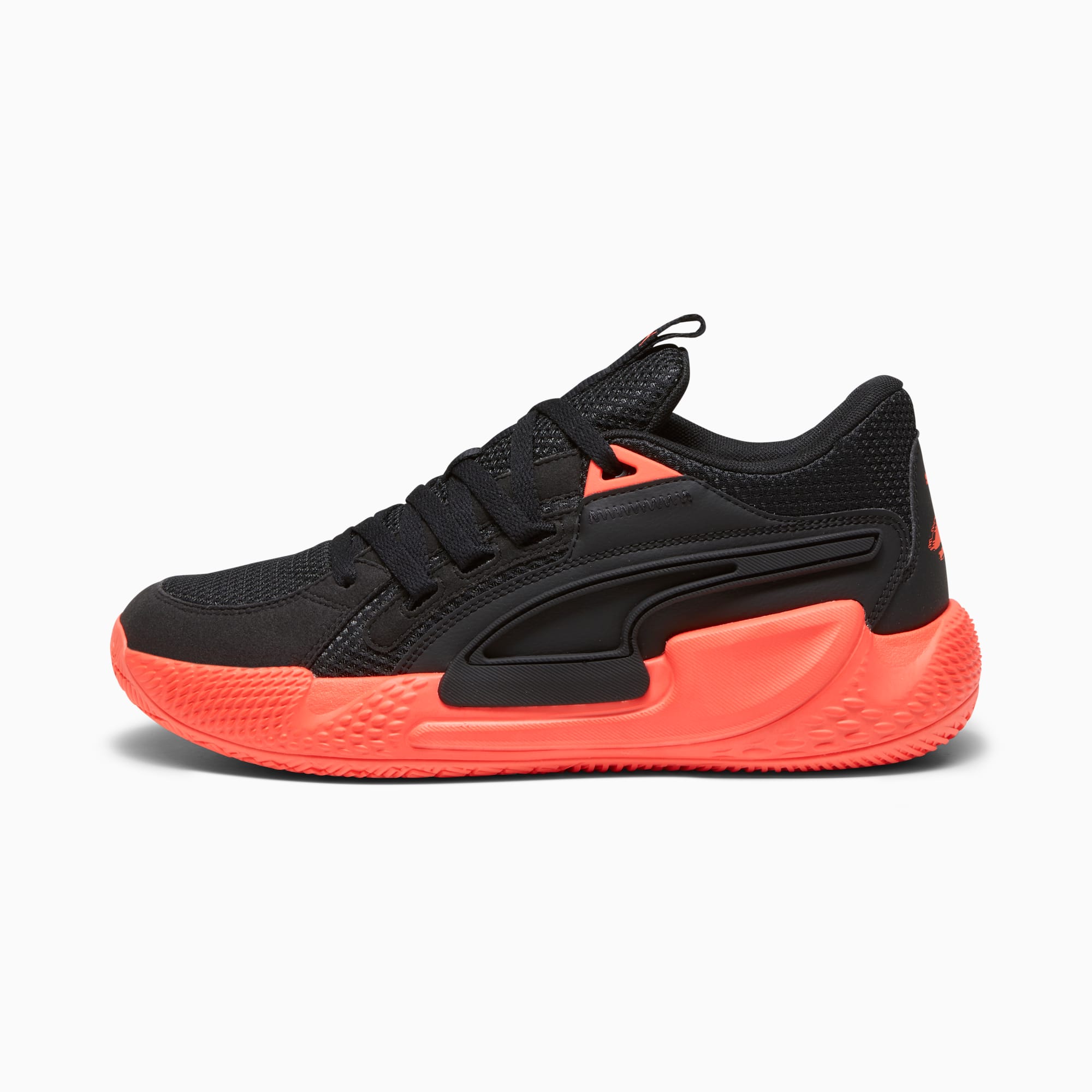 Puma black basketball shoes store