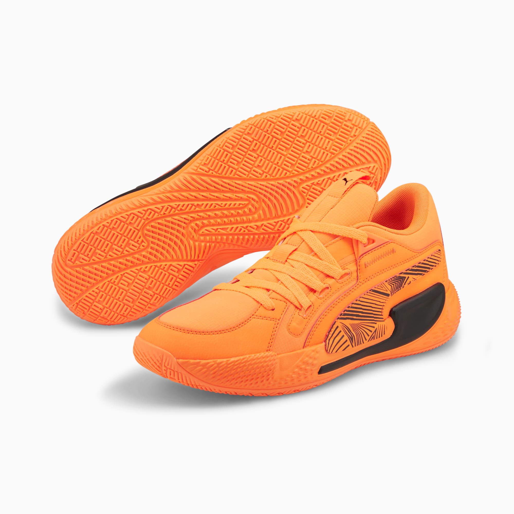Orange puma basketball shoes deals