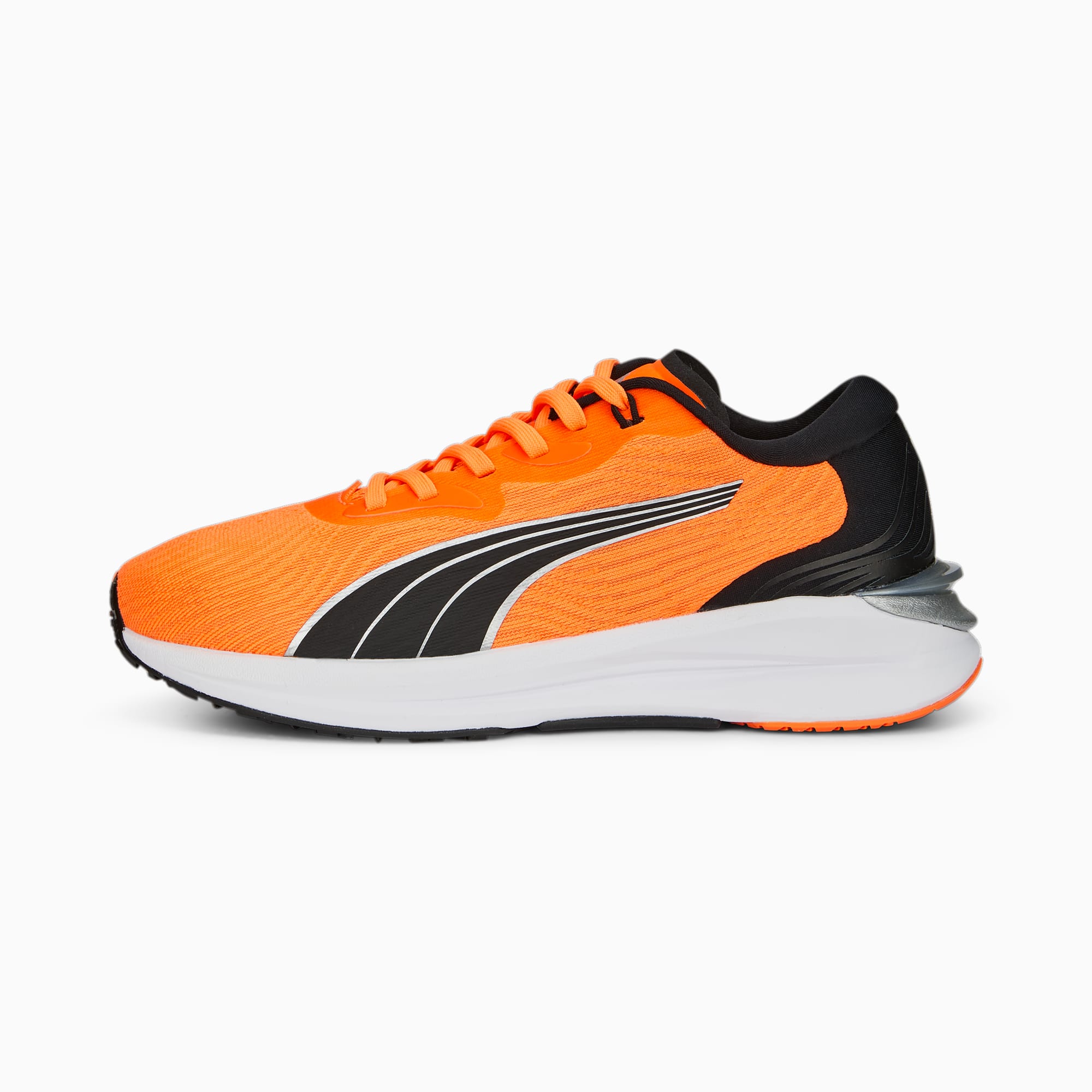 Electrify Nitro 2 Jr Running Shoes - 8-16 years | Ultra Orange-PUMA Black-PUMA Silver | PUMA Shoes |