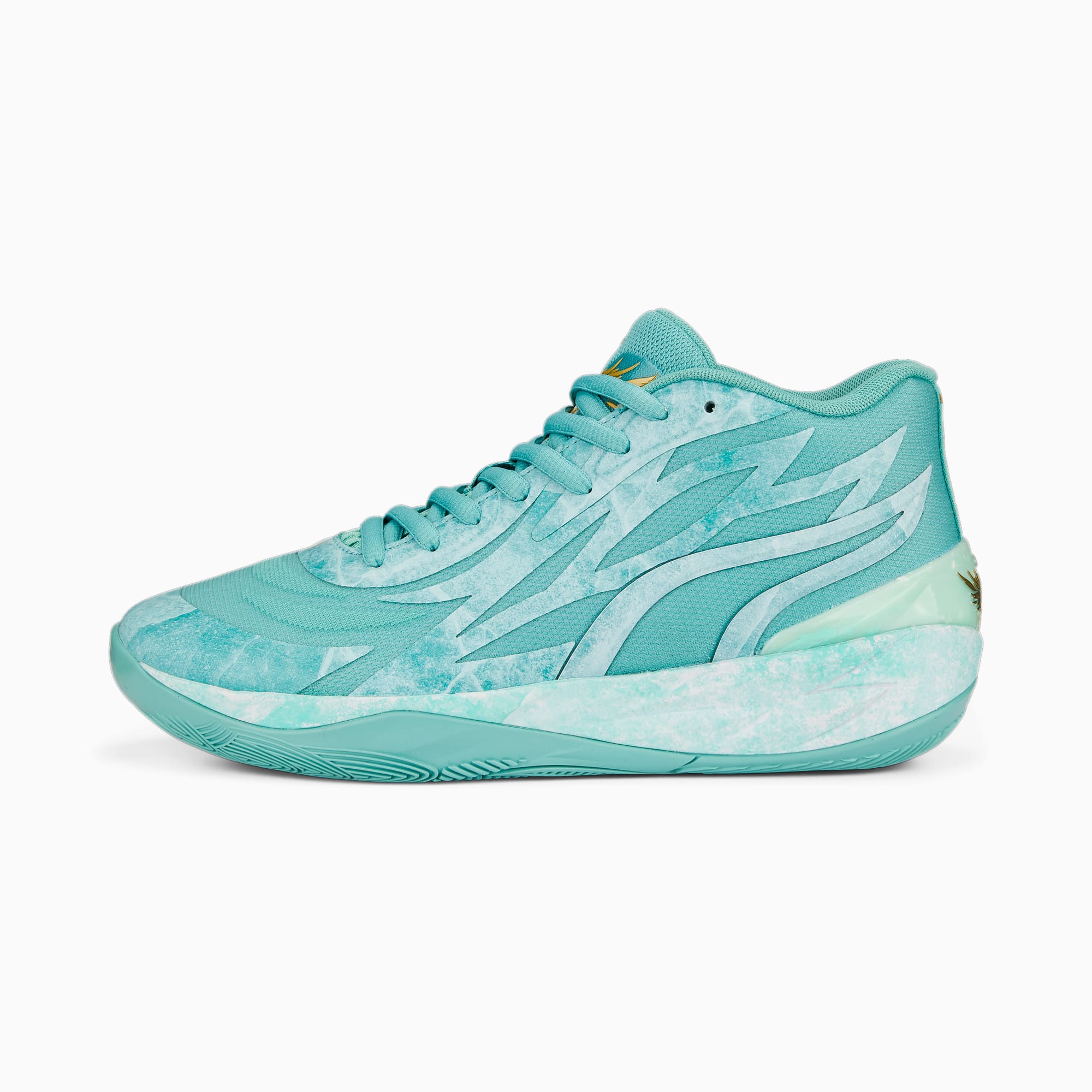 MB.02 Jade Basketball Shoes | Lake Green-Puma Team Gold | PUMA Shopback