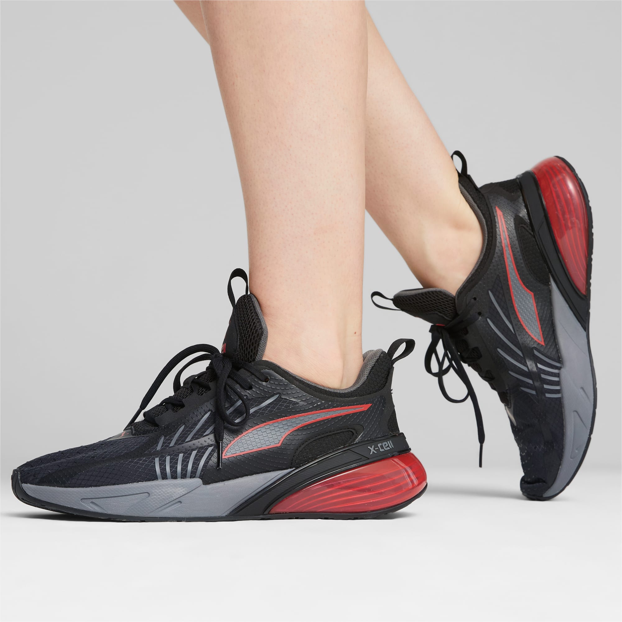 Tenis Puma X-Cell Action Hombre Negro Cafe