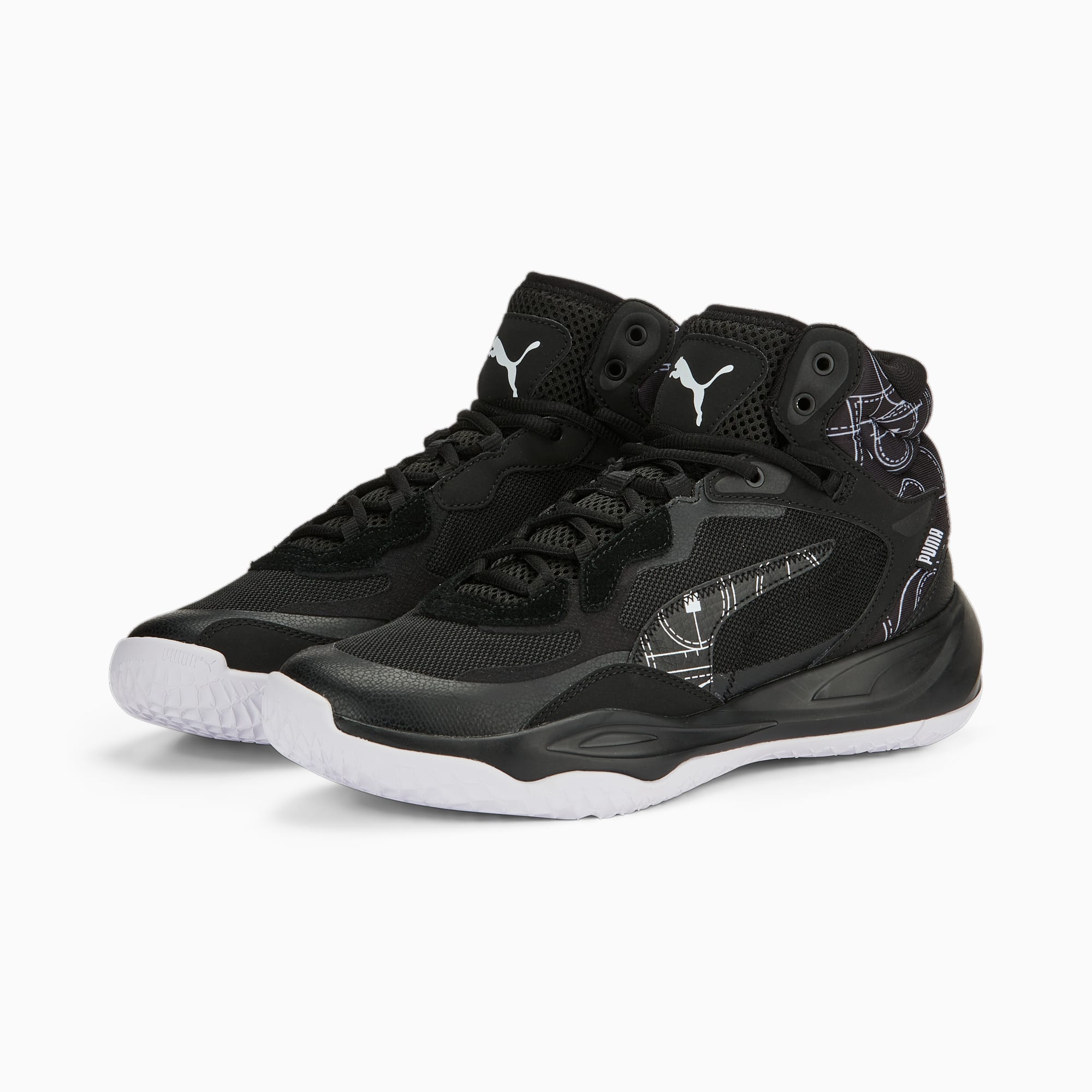 Puma mid top black