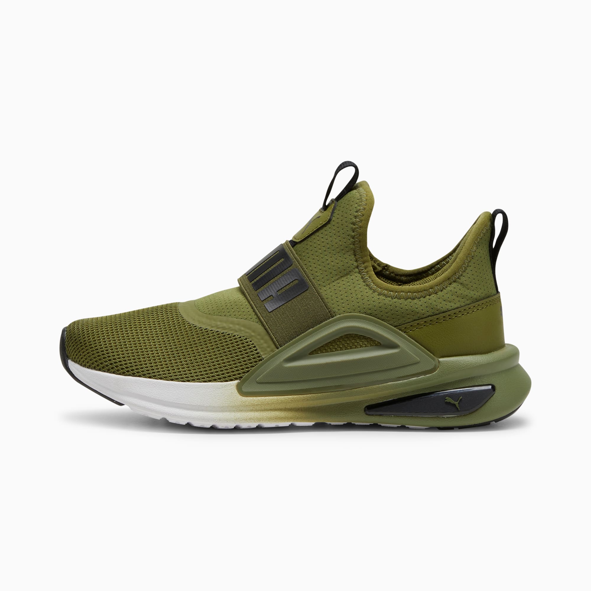 Puma green shoes zipper deals