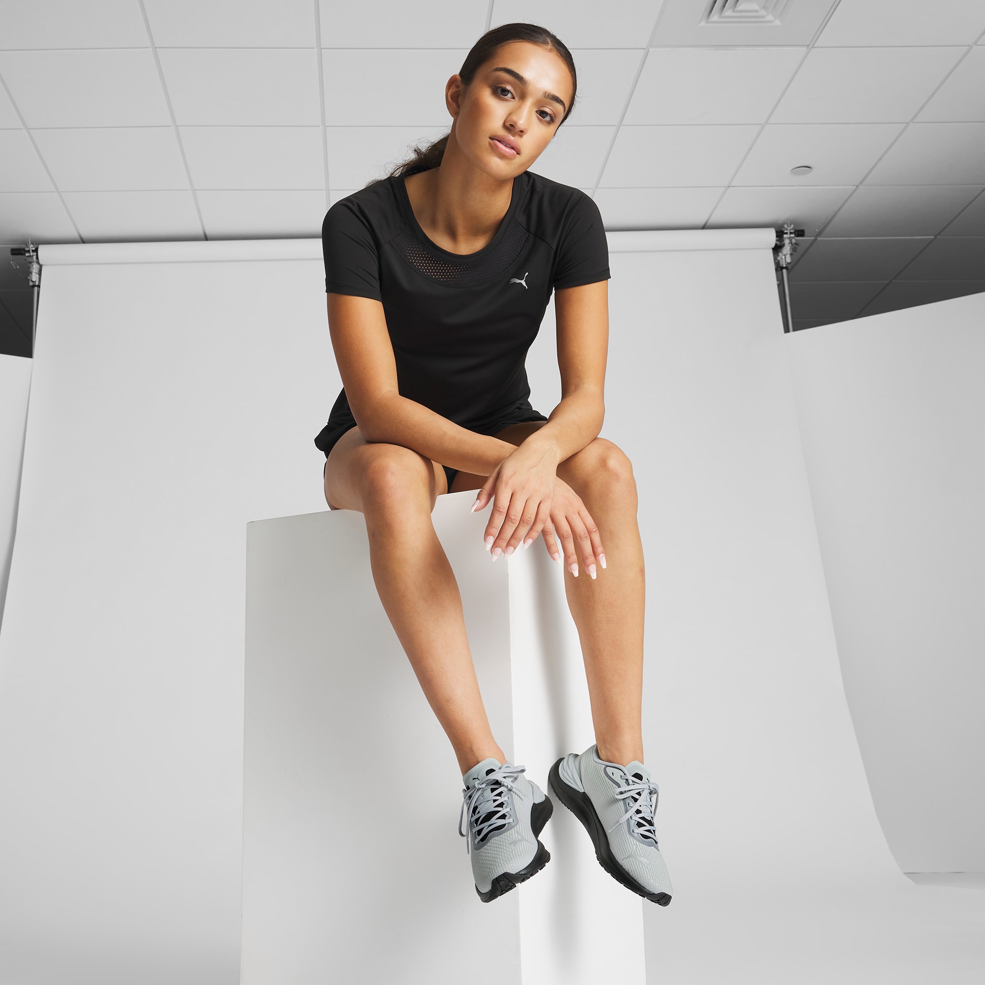 Puma trionfo women cyan top