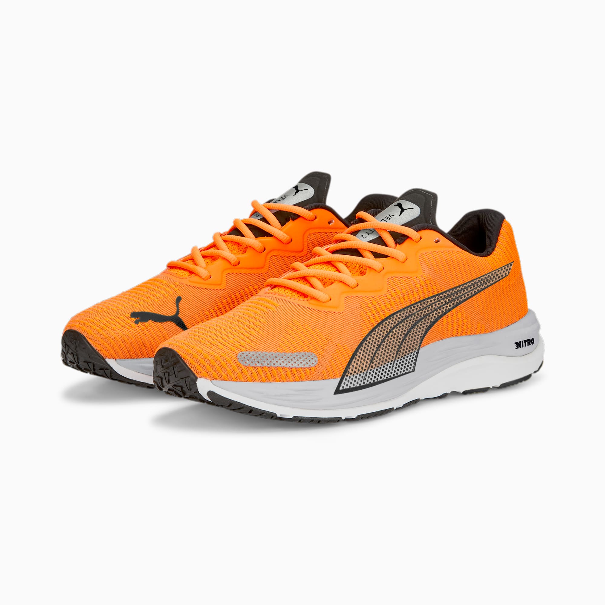 Velocity NITRO 2 Fade Running Shoes Men, Ultra Orange-Fresh Pear, large-SEA