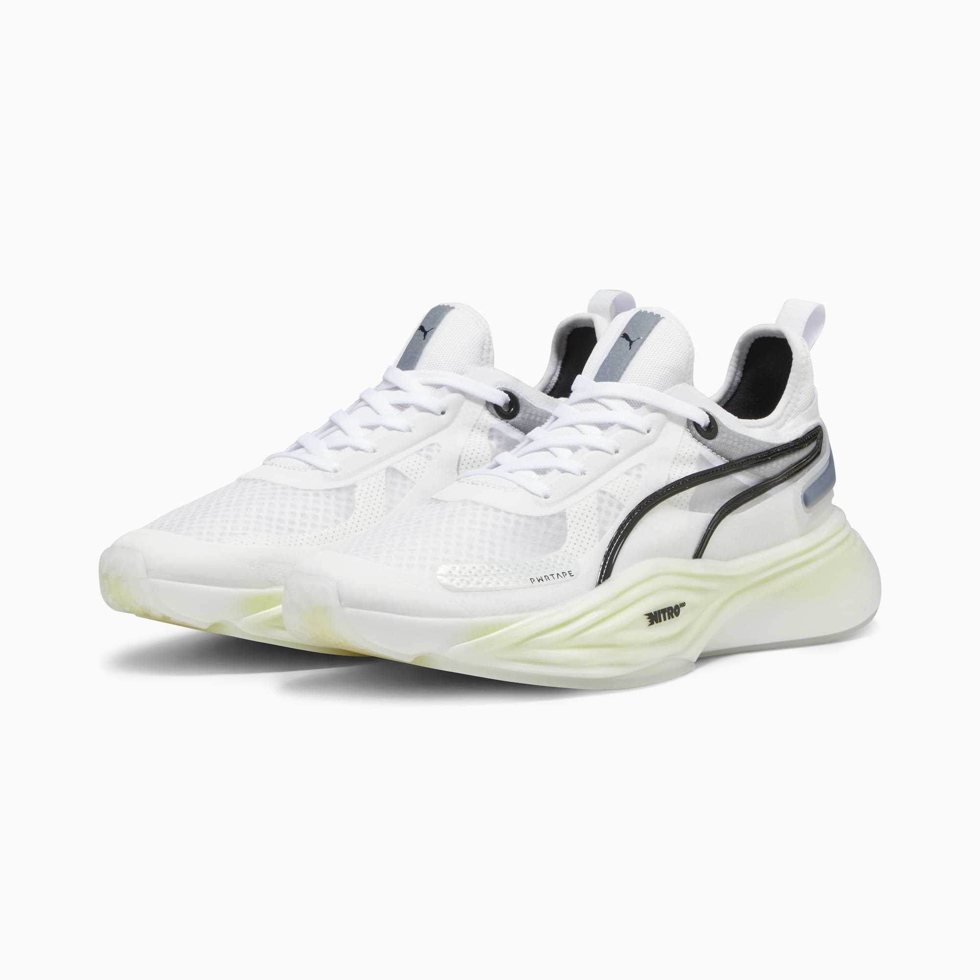 PWR NITRO SQD Men s Training Shoes PUMA White PUMA Black PUMA