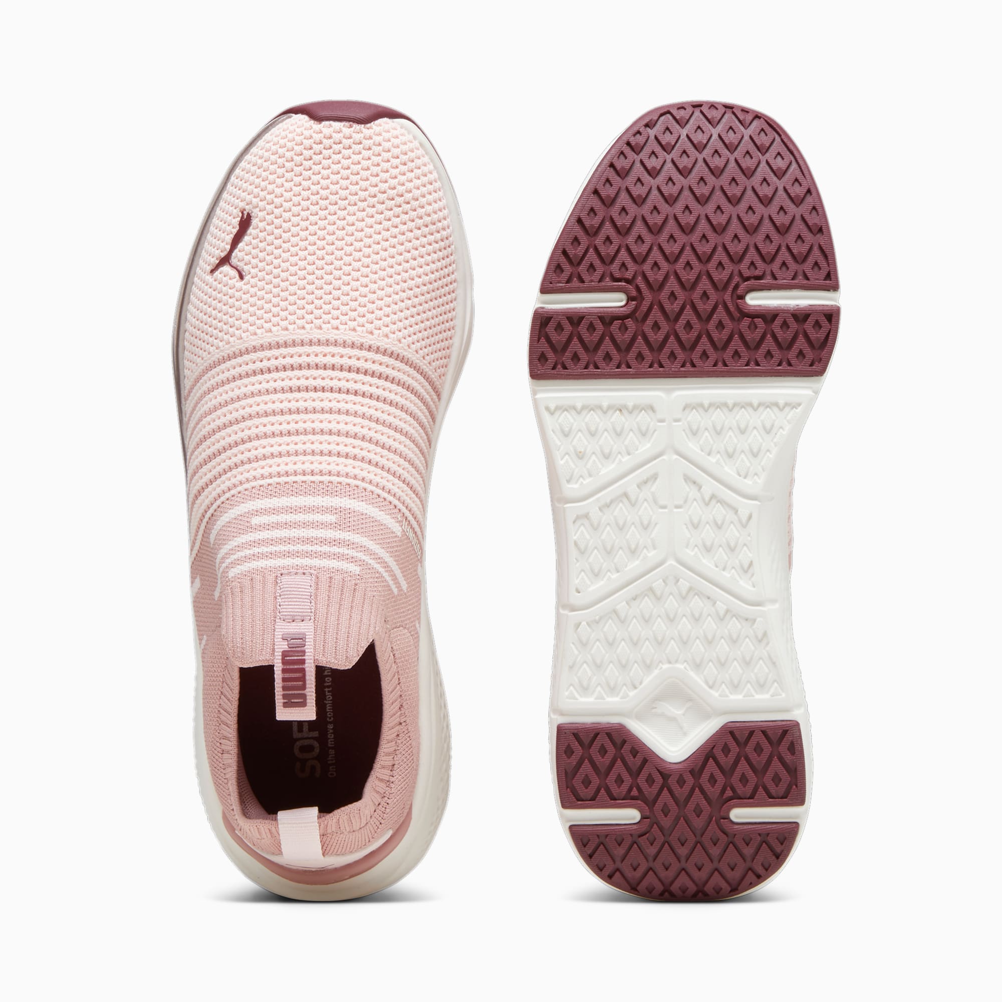 Softride Pro Echo Slip On Running Shoes Frosty Pink Future Pink