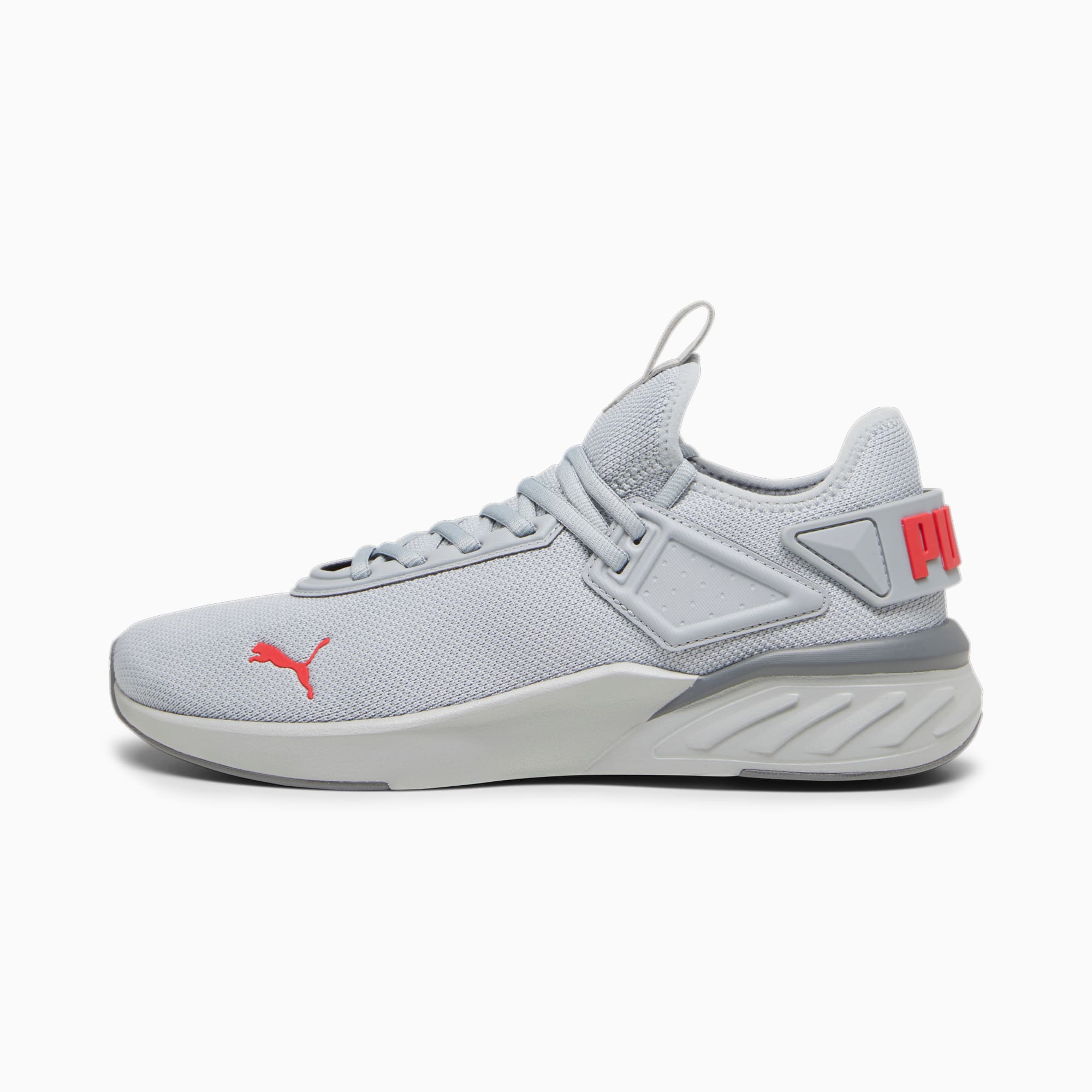 Puma gray running best sale shoes