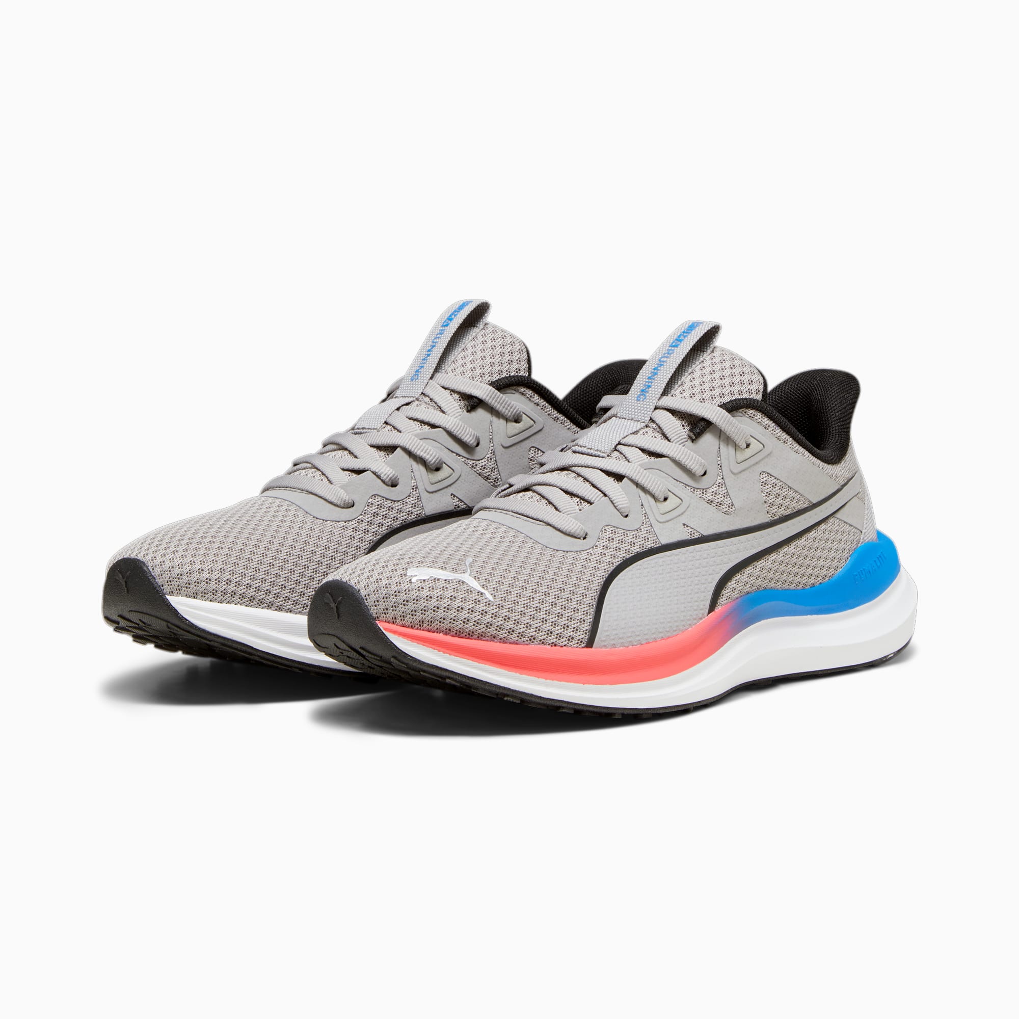 Reflect Lite Running Shoes Concrete Gray Ultra Blue Fire Orchid
