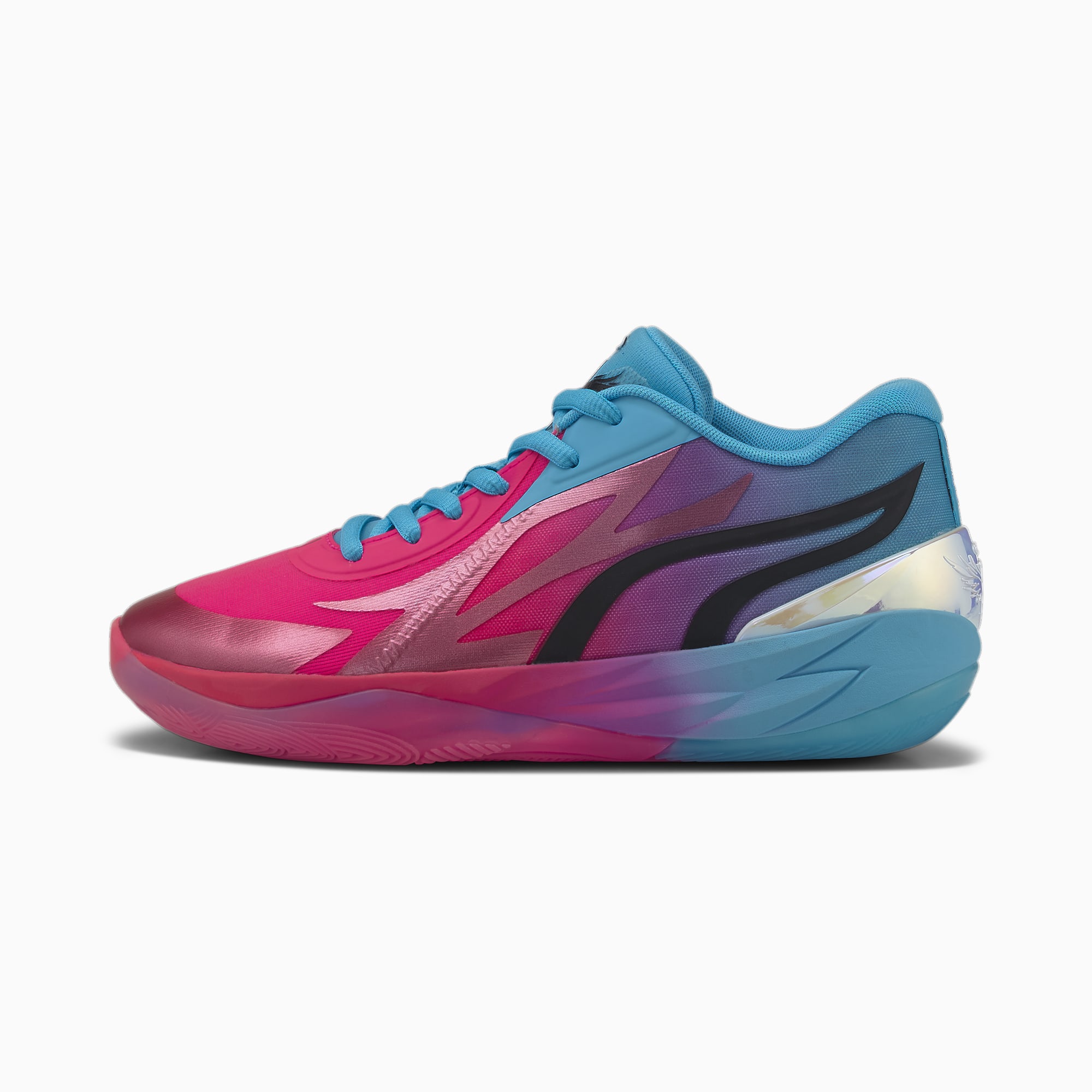 MB.02 Lo Imbalance Basketball Shoes | Fluro Pink Pes-Bright Aqua-PUMA ...