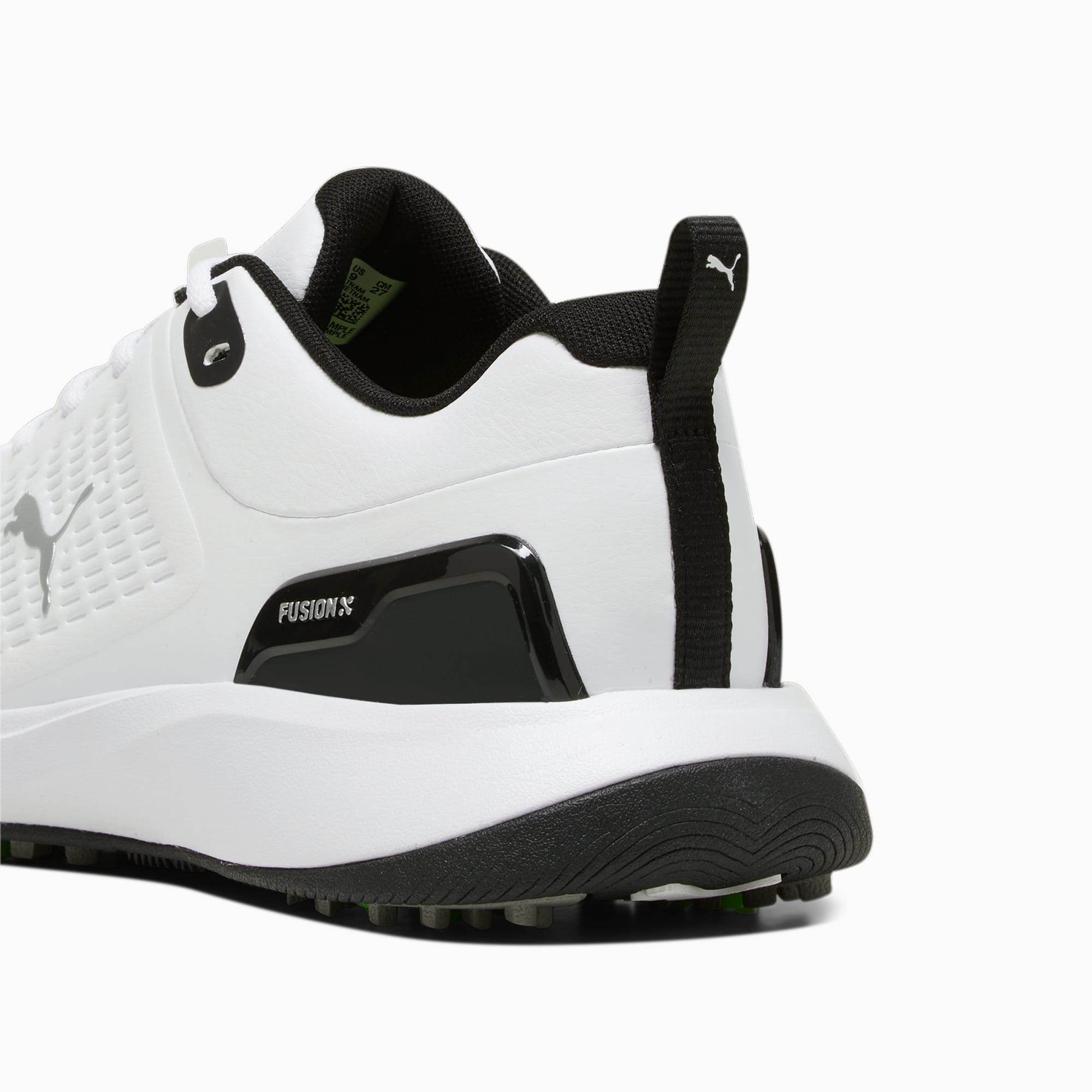 Grip Fusion Flex Men s Golf Shoes PUMA White PUMA Black PUMA