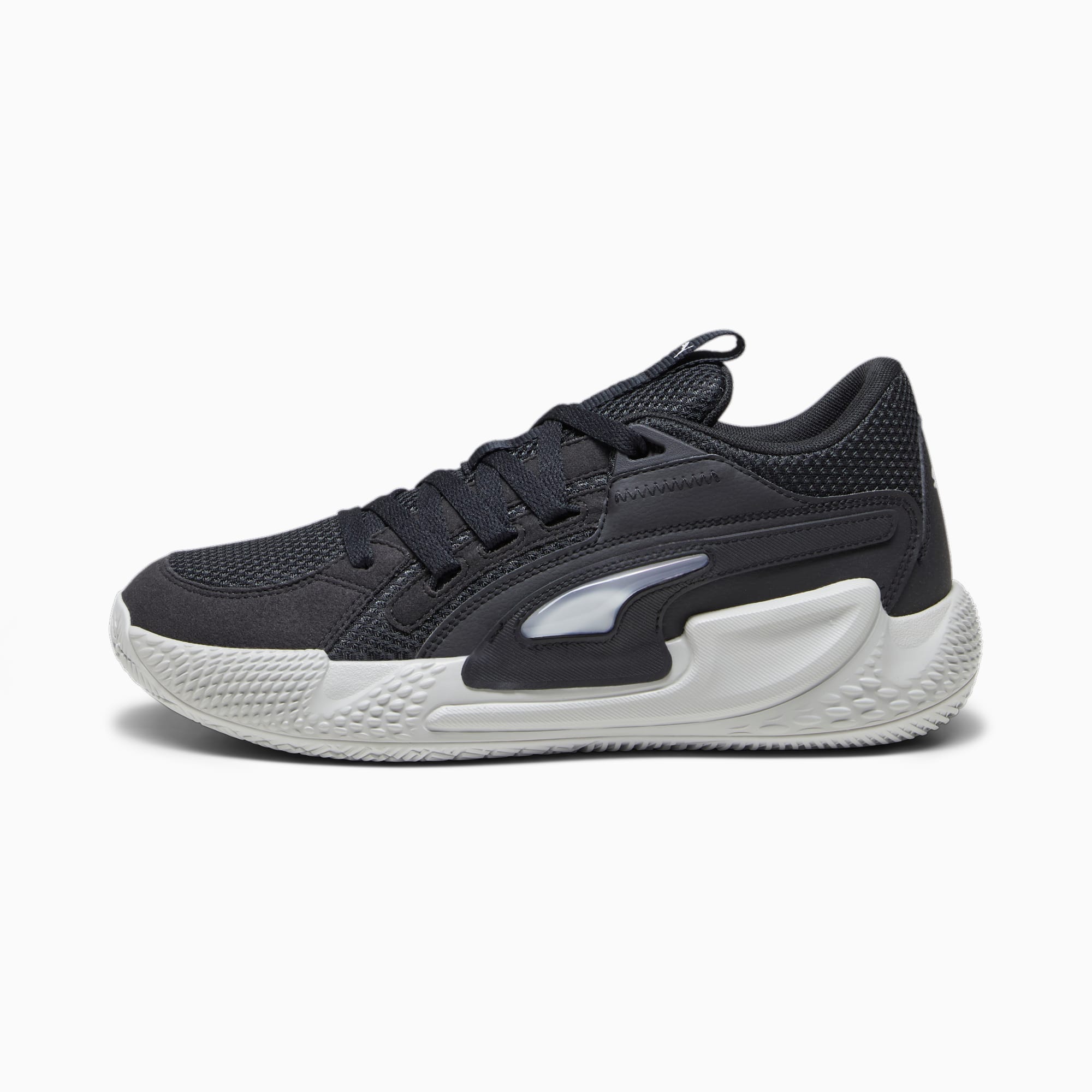 Court Rider Chaos Team Basketball Shoes | Ash Gray-PUMA Black | PUMA ...