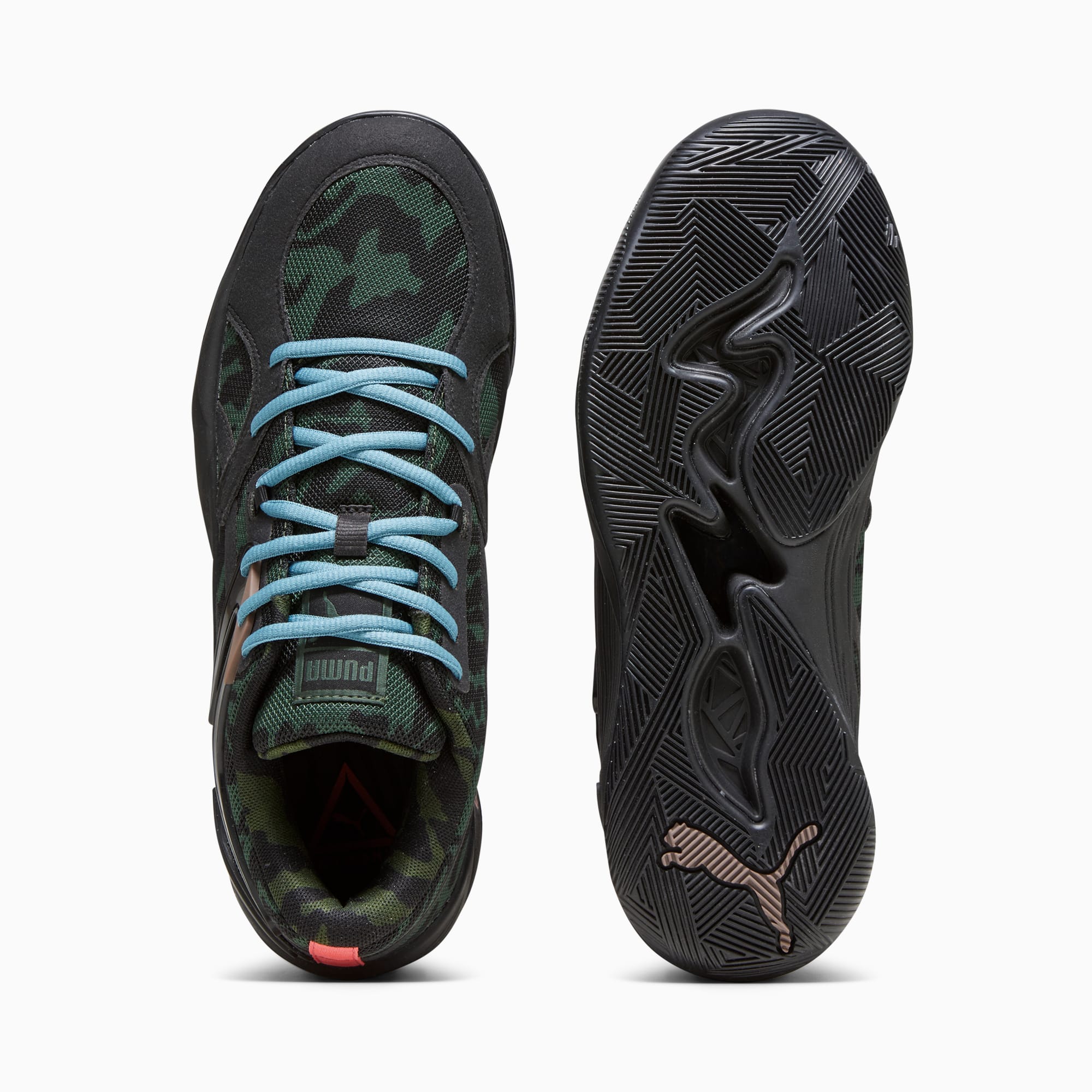 TRC Blaze Court Camo Basketball Shoes