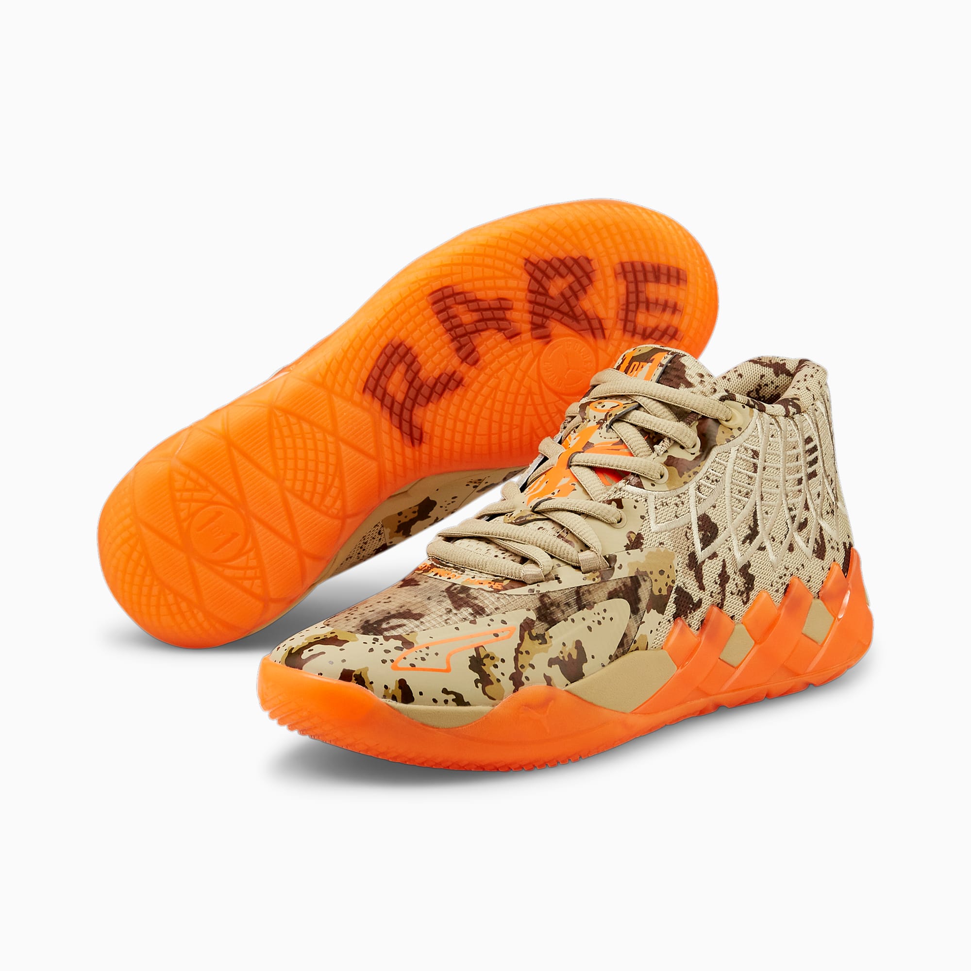 MB.01 Digital Camo Basketball Shoes | orange | PUMA