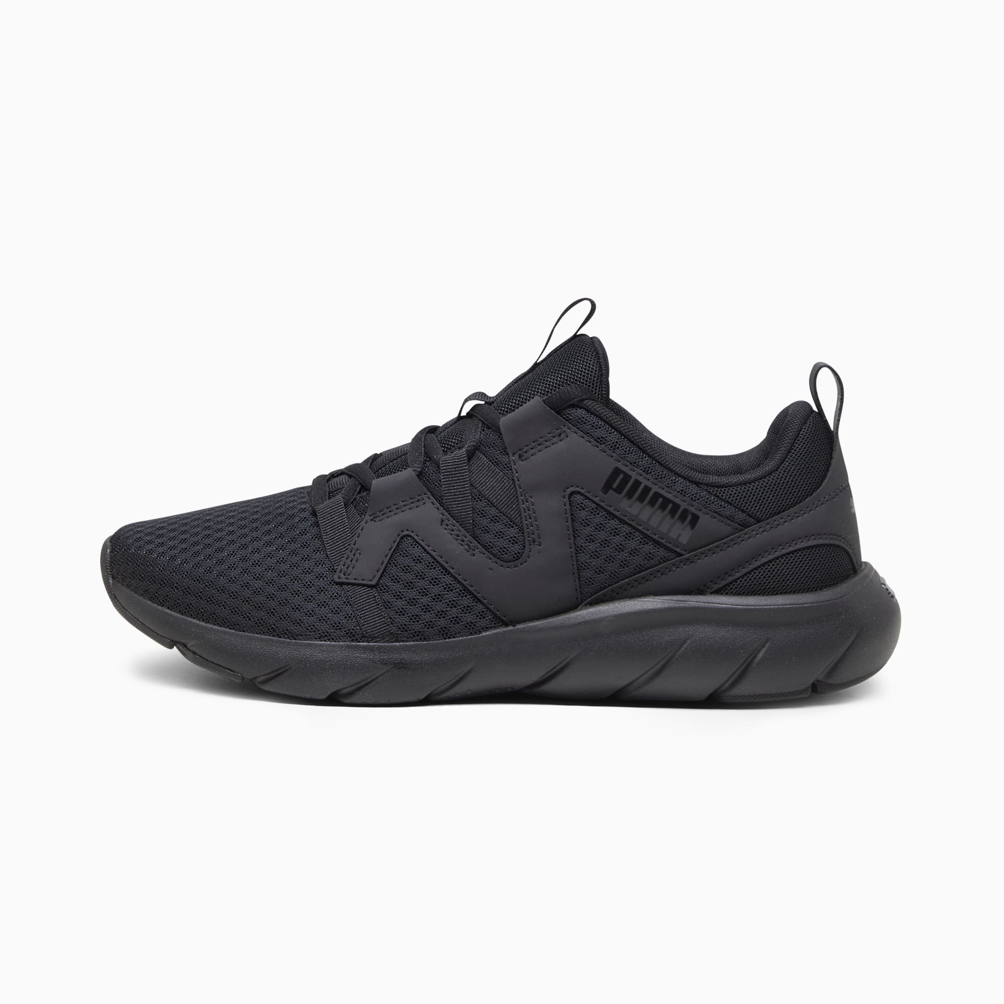 SOFTRIDE Flex Vital Running Shoes, PUMA Black-Cast Iron, large-SEA