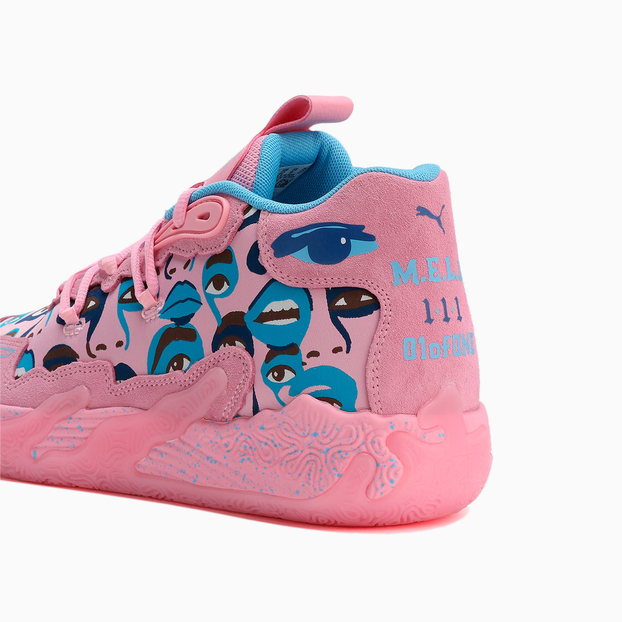 Puma pink basketball shoes 2025