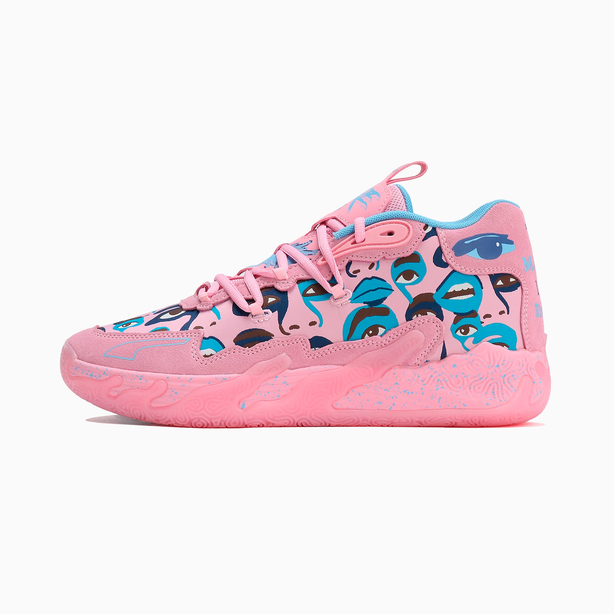 MB.03 Kid Super Basketball Shoes Pink Lilac Team Light Blue PUMA Shop All Puma PUMA