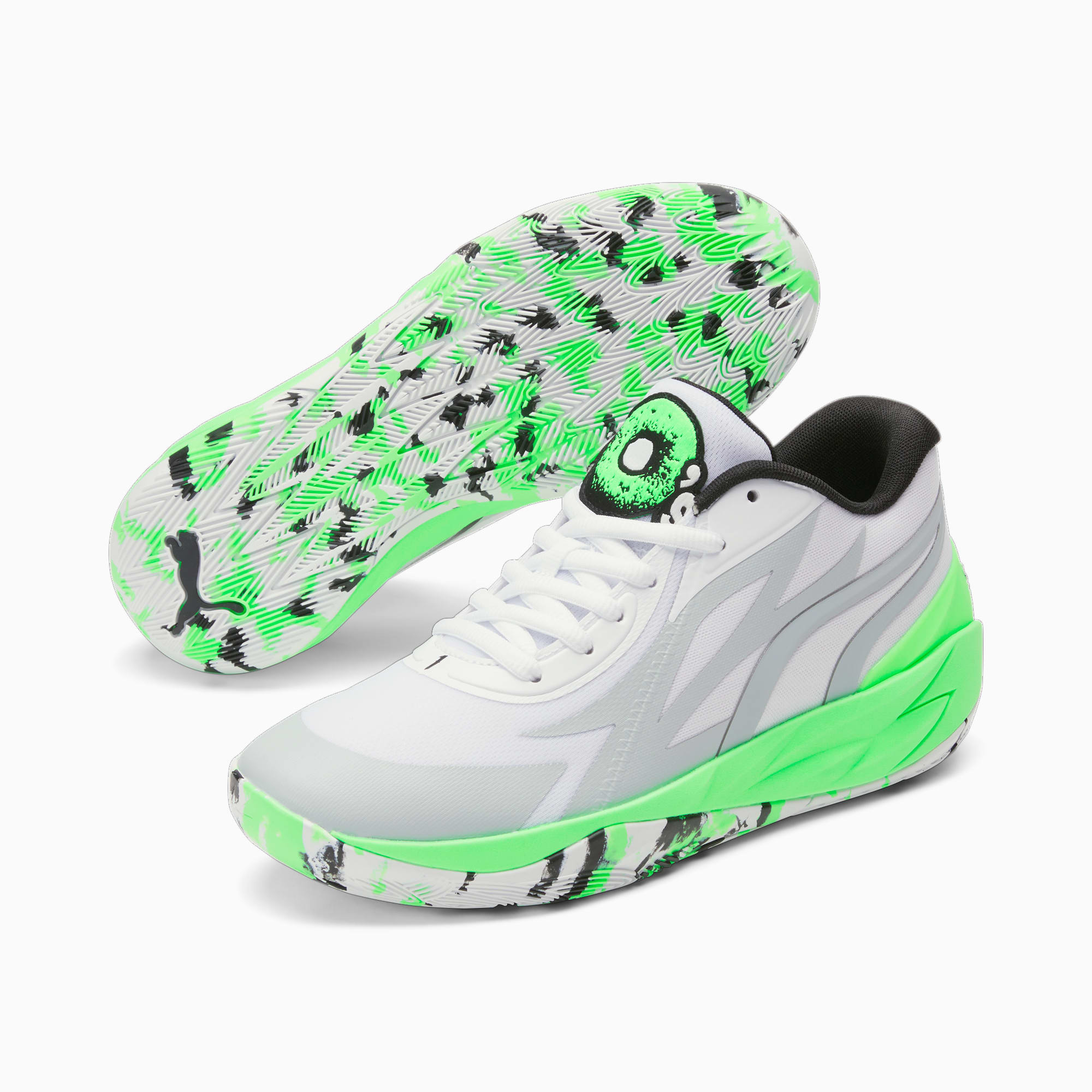  PUMA Hombres Mb.02 Lo Lamelo Zapatillas De Baloncesto Zapatos -  Verde : Ropa, Zapatos y Joyería