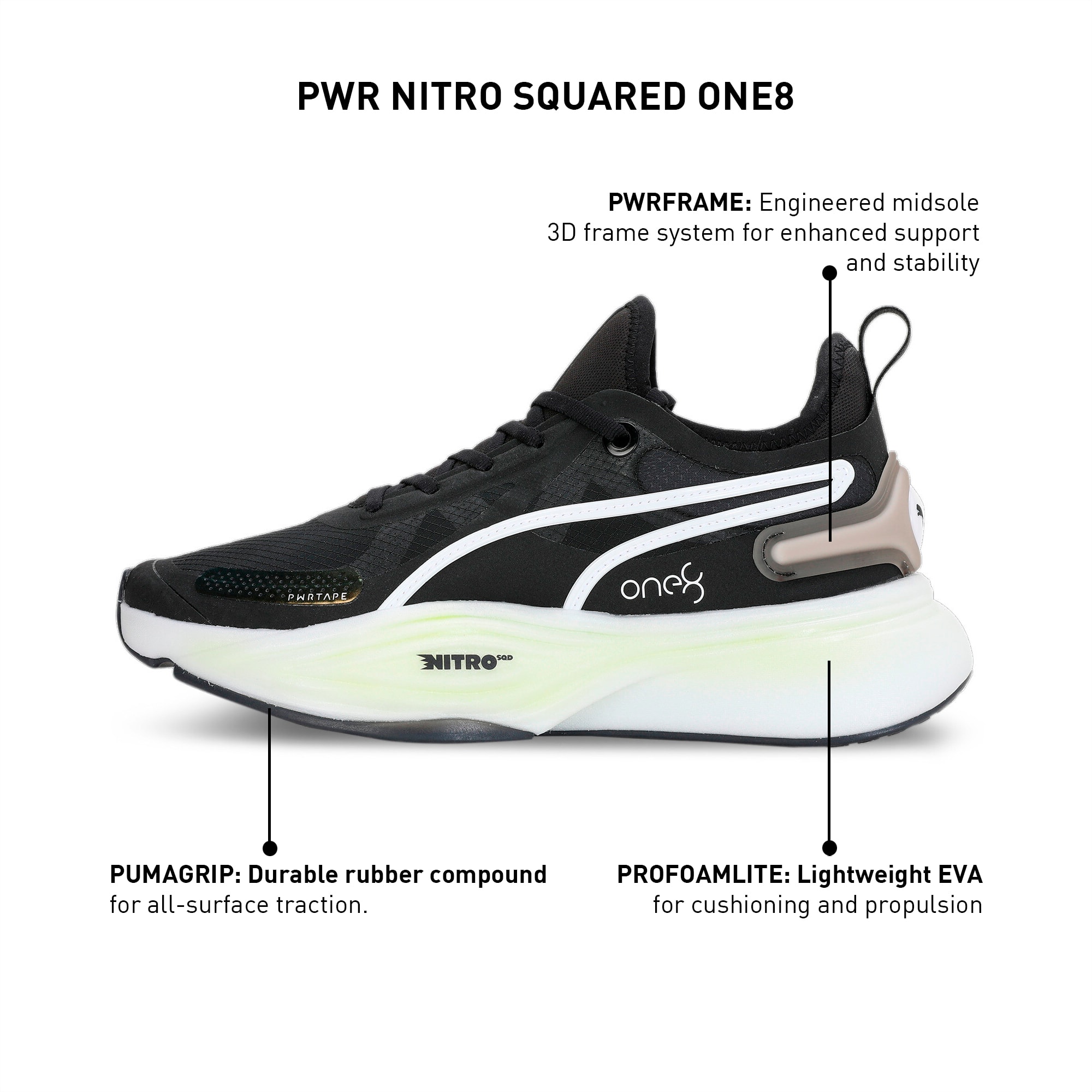 Puma one8 black sneakers shop