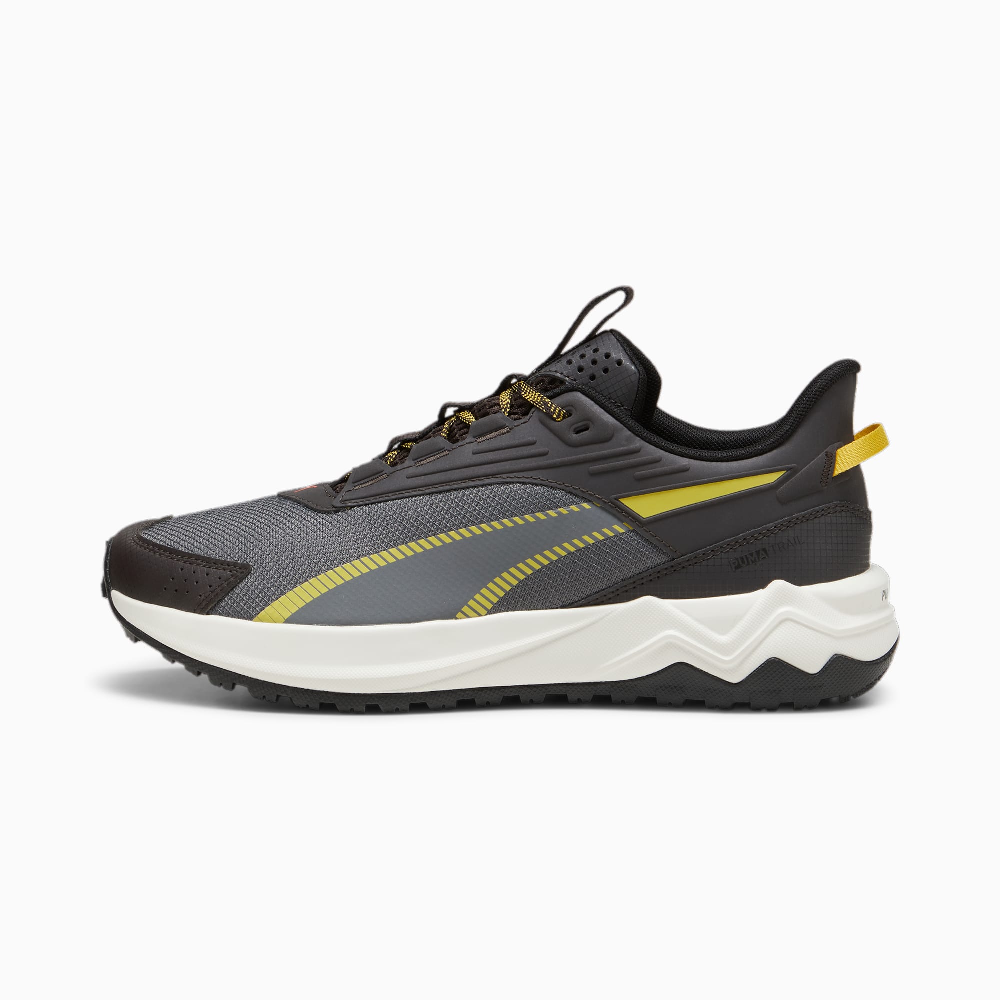 Puma grey running shoes top