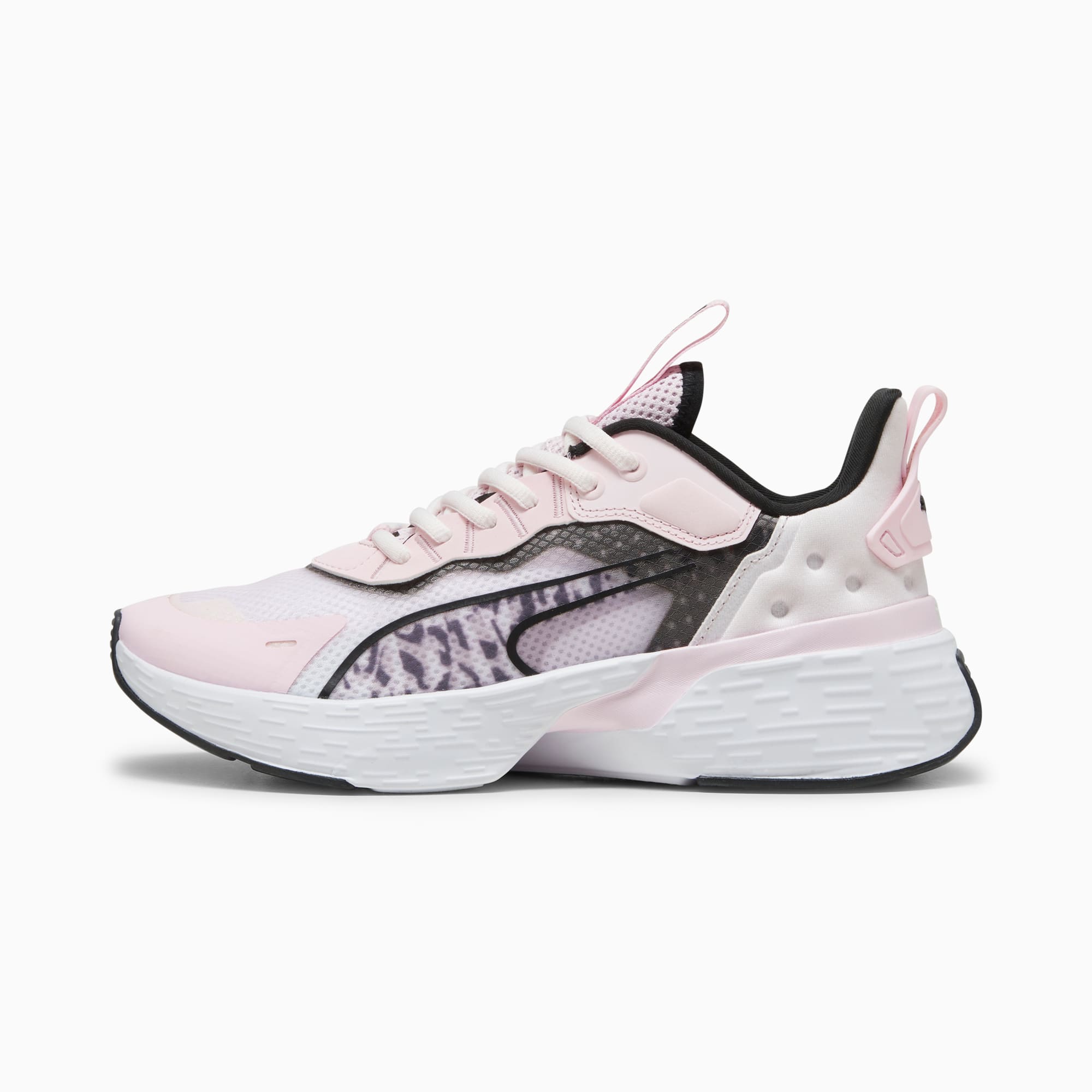 Gray and pink puma shoes online