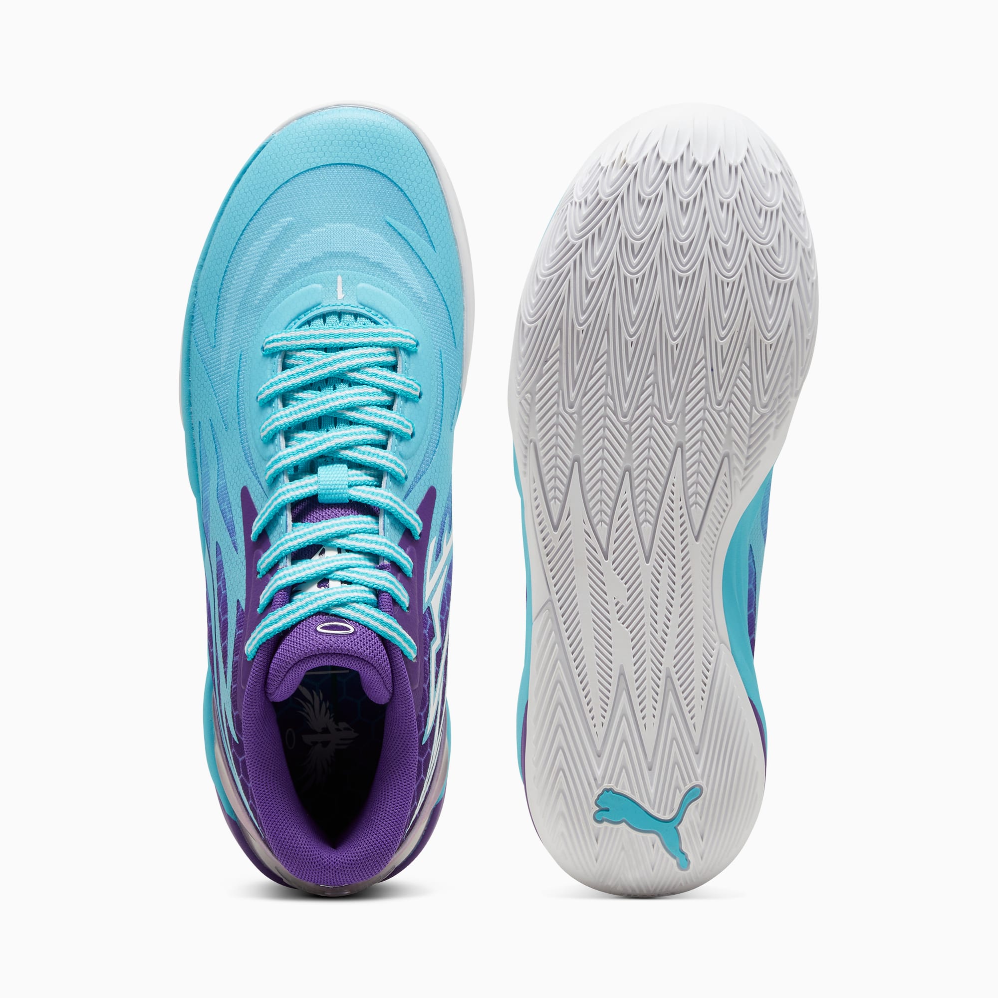 MB.02 Fade Basketball Shoes Team Violet PUMA White PUMA Shop