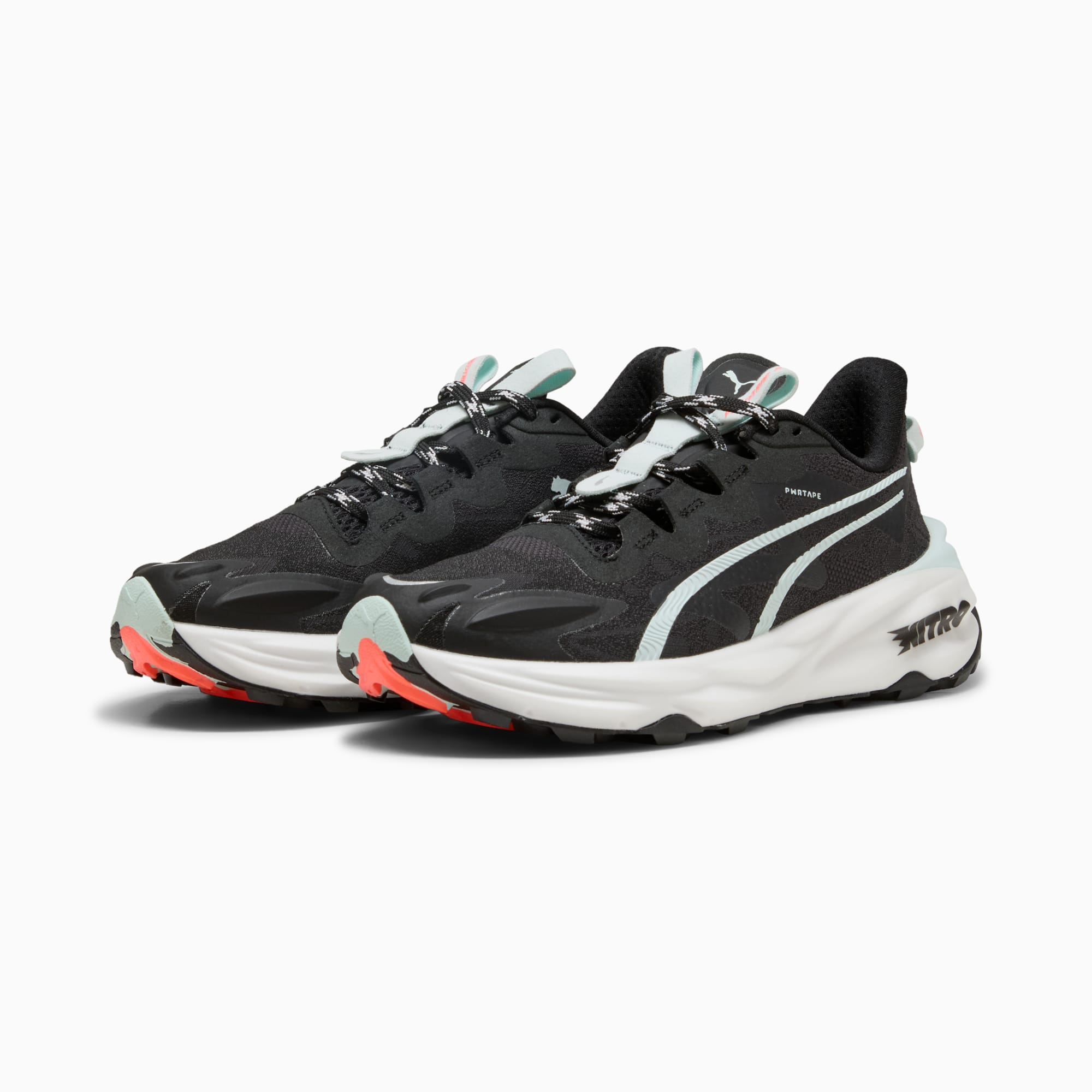 Chaussures de trail Fast-Trac NITRO™ 3 Femme, PUMA Black-Glowing Red-Peaceful Blue, large