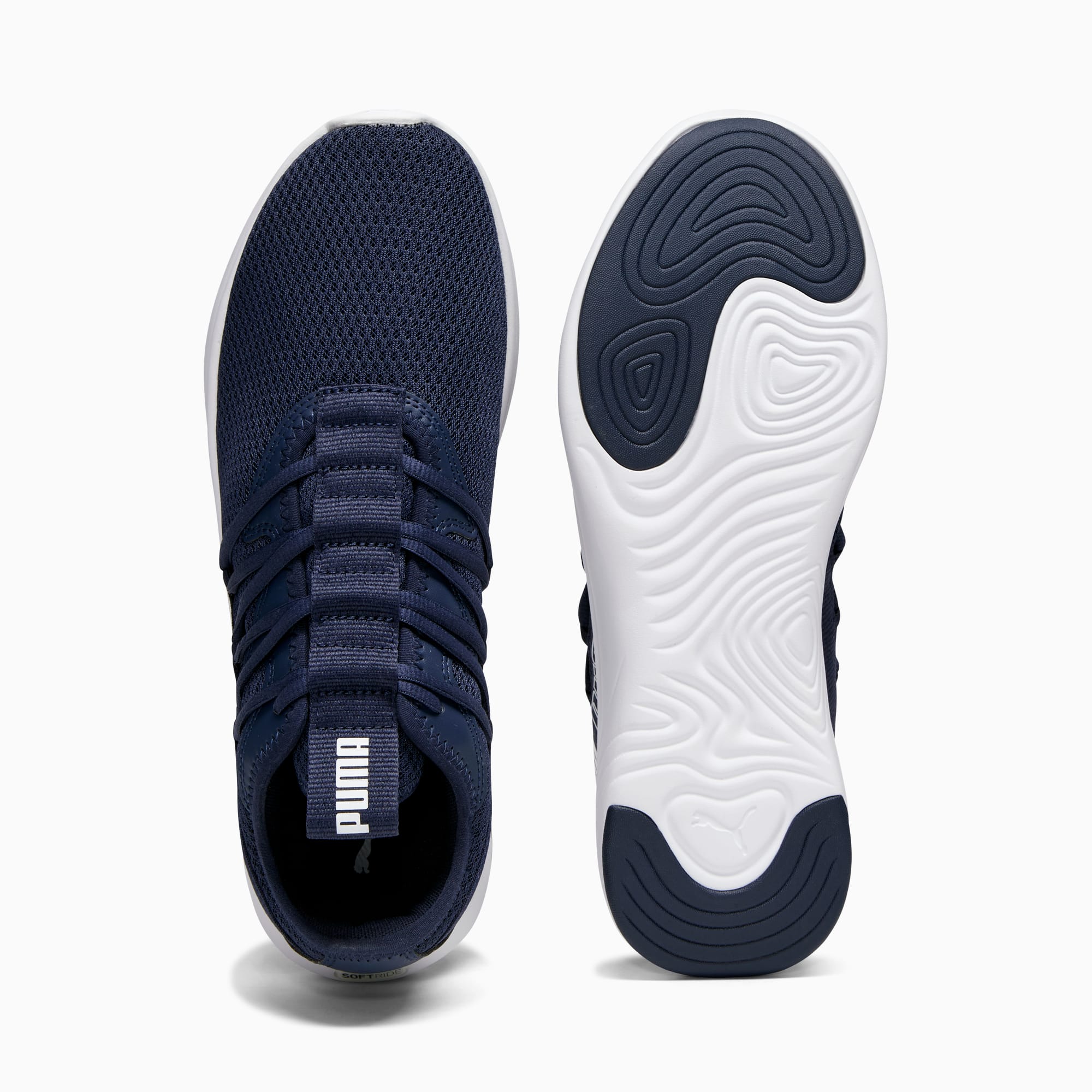 Puma men navy blue running shoes store