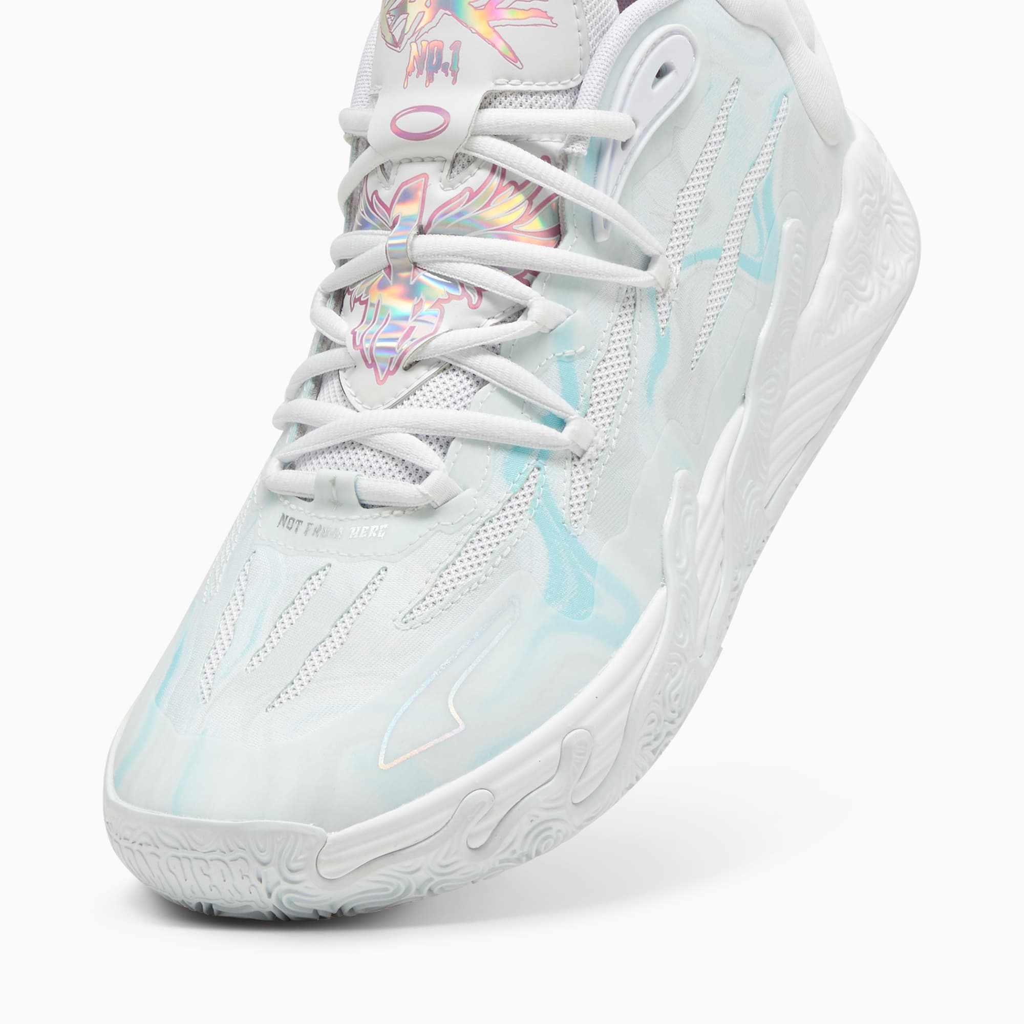 ★Puma MB.03 Iridescent_White-Dewdrop★ MB.03 Iridescent Basketball Shoes | PUMA White-Dewdrop