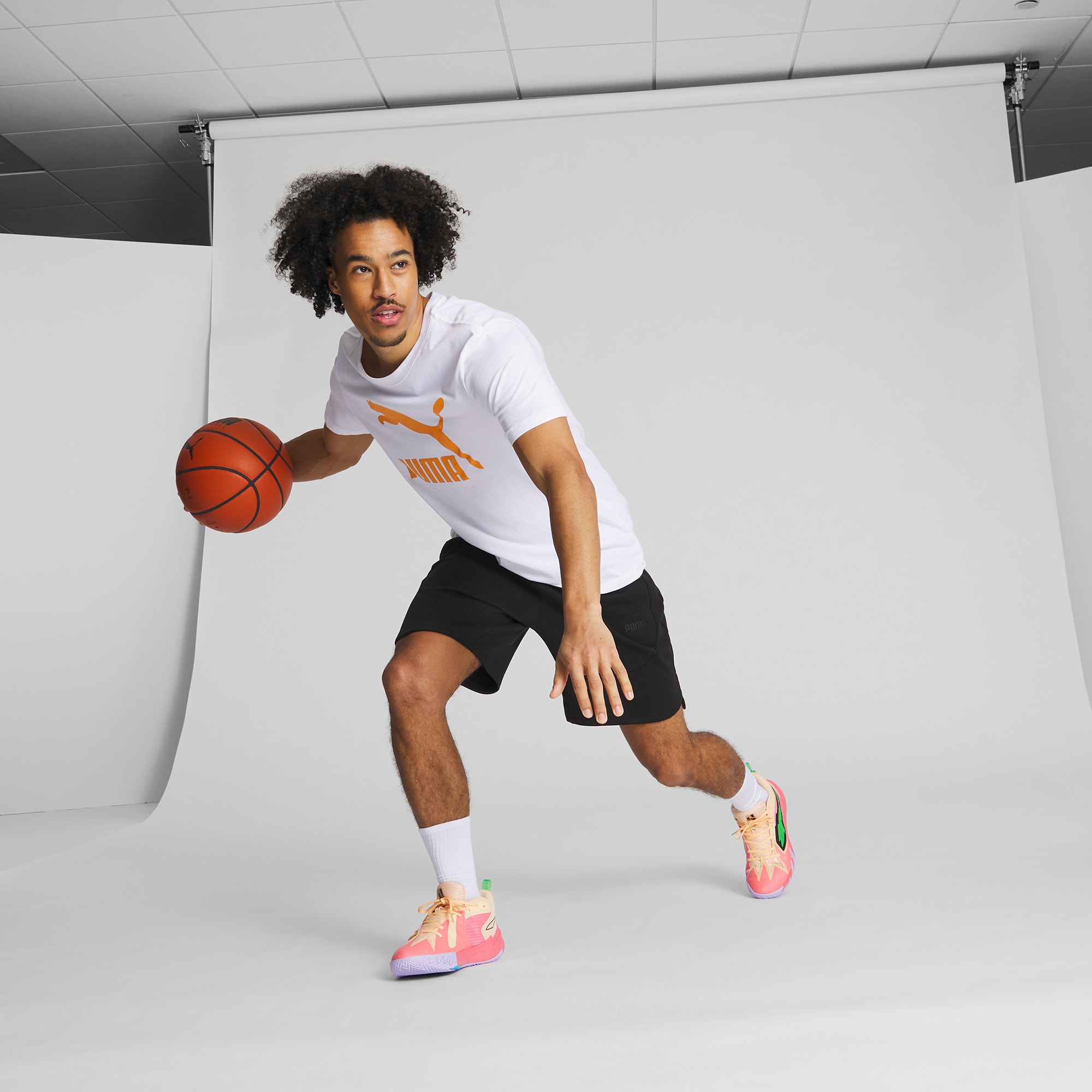 Peachy Basketball Sneakers : Puma Scoot Zeros Georgia Peach