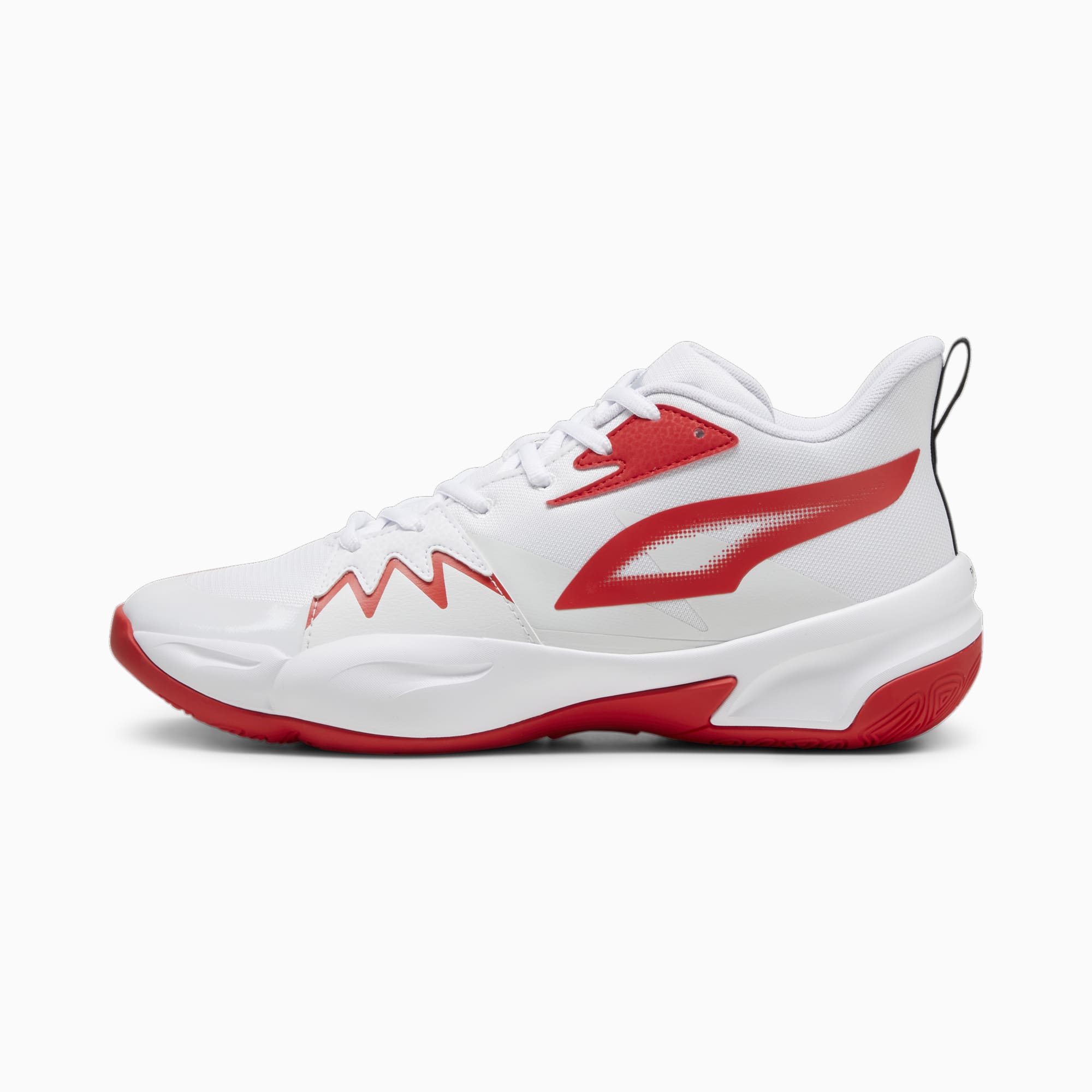 White red basketball shoes cheap