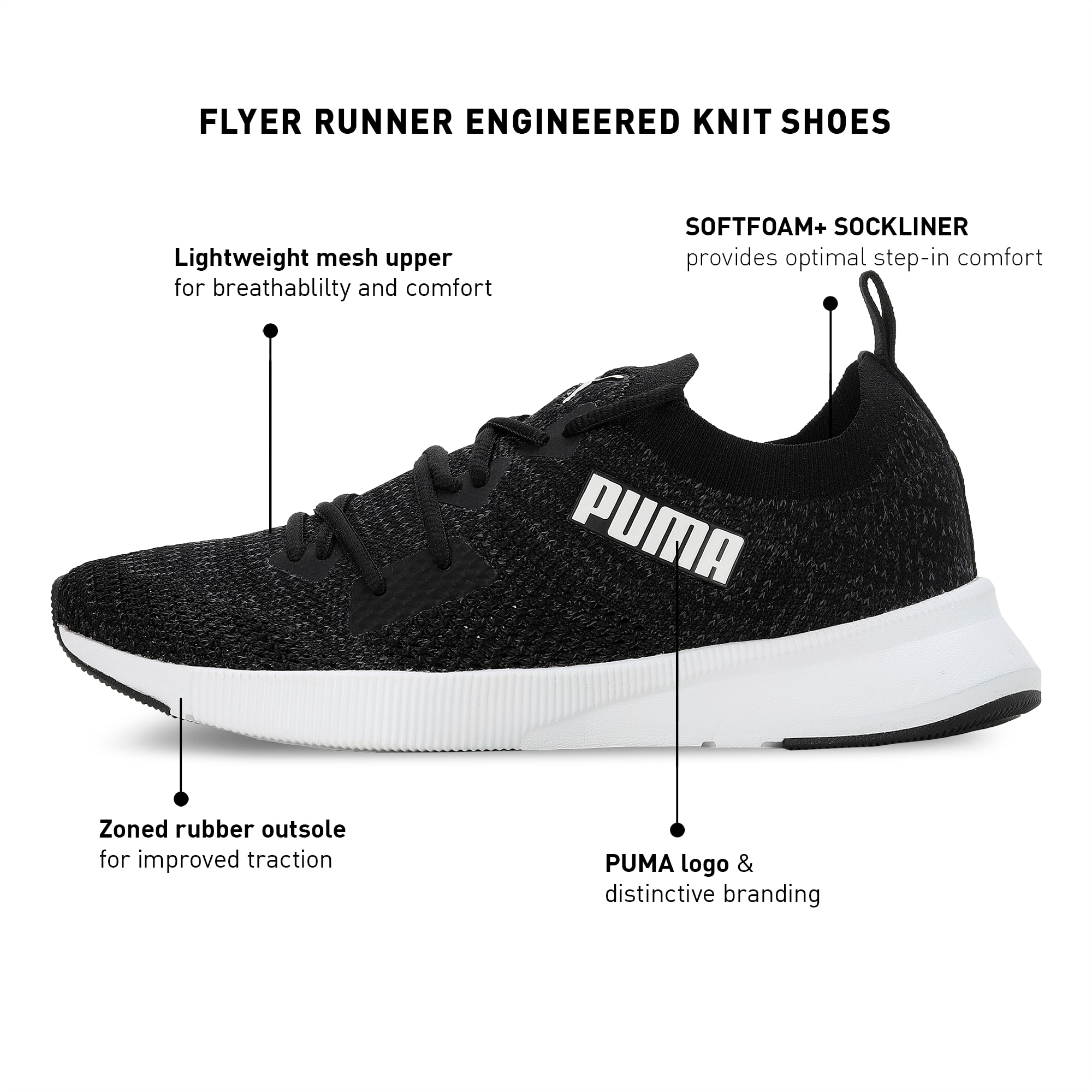 Puma runner knit discount