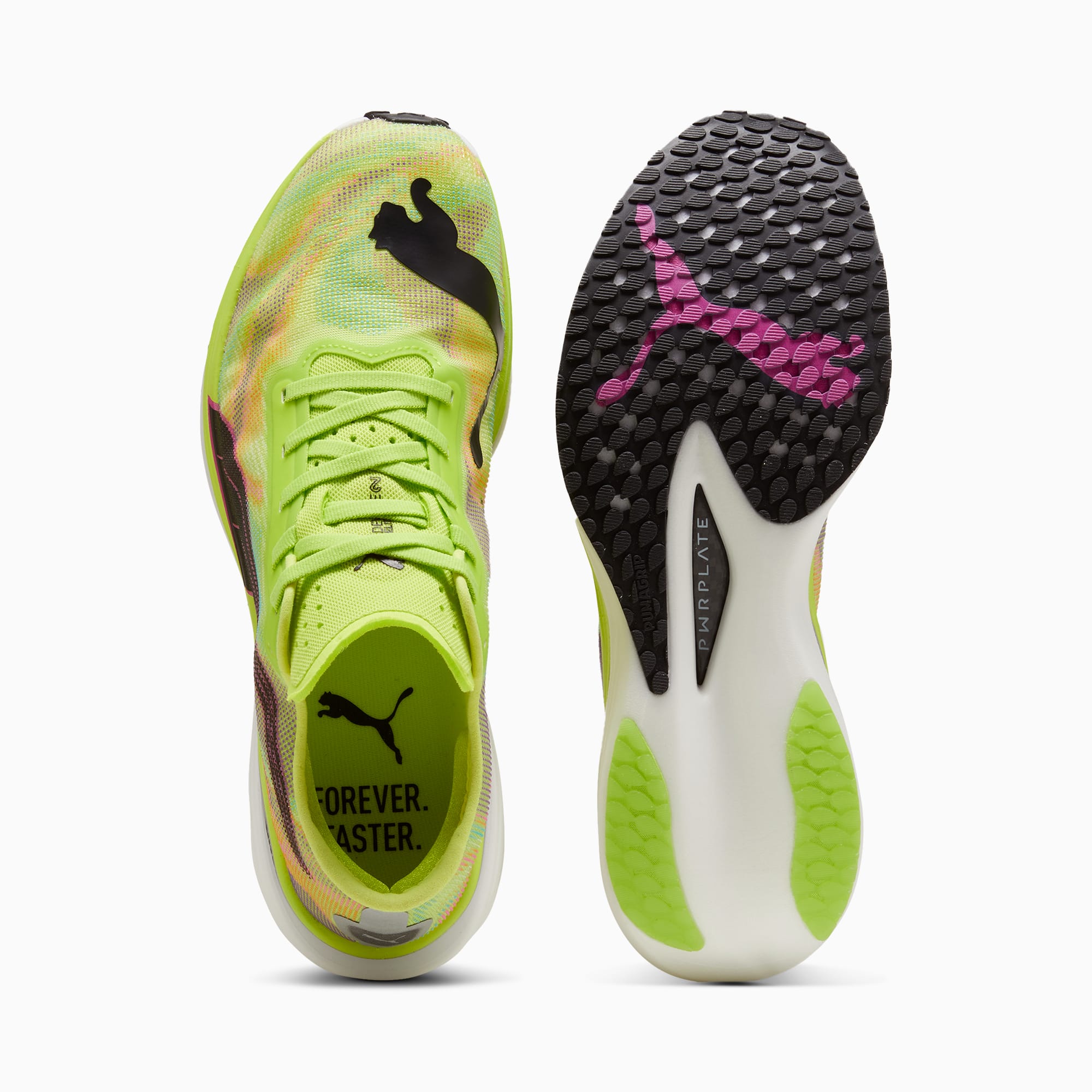Puma pink fluorescent green hotsell