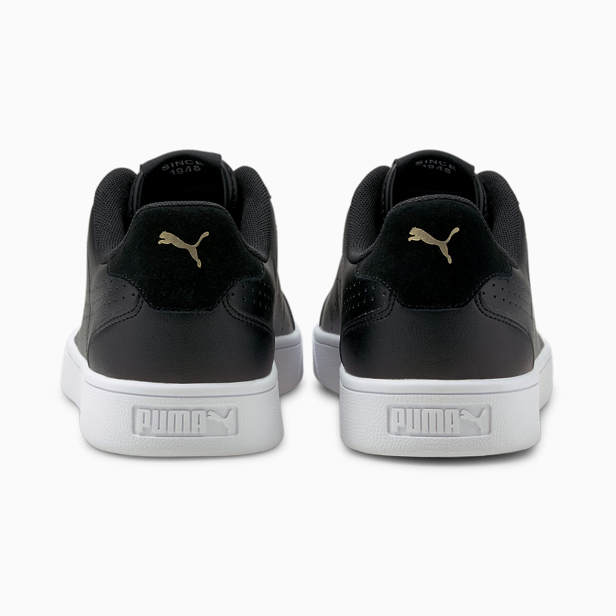 Shuffle Perforated Trainers Puma Black Puma Team Gold Puma White PUMA Shoes PUMA