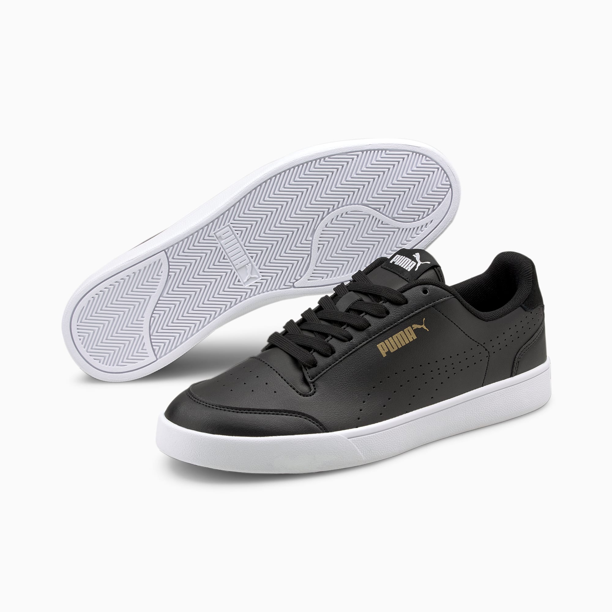 Puma smash perforated trainers online