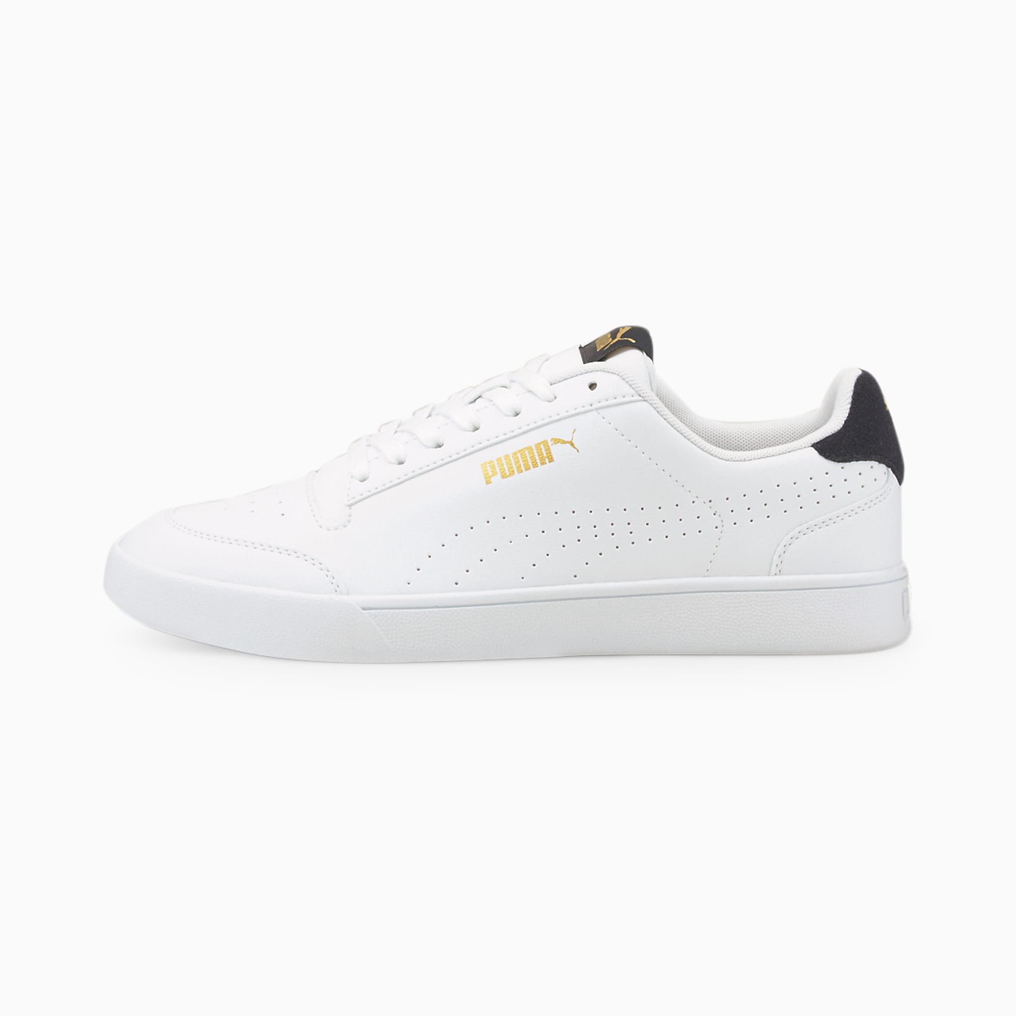 Puma smash hotsell perforated trainers