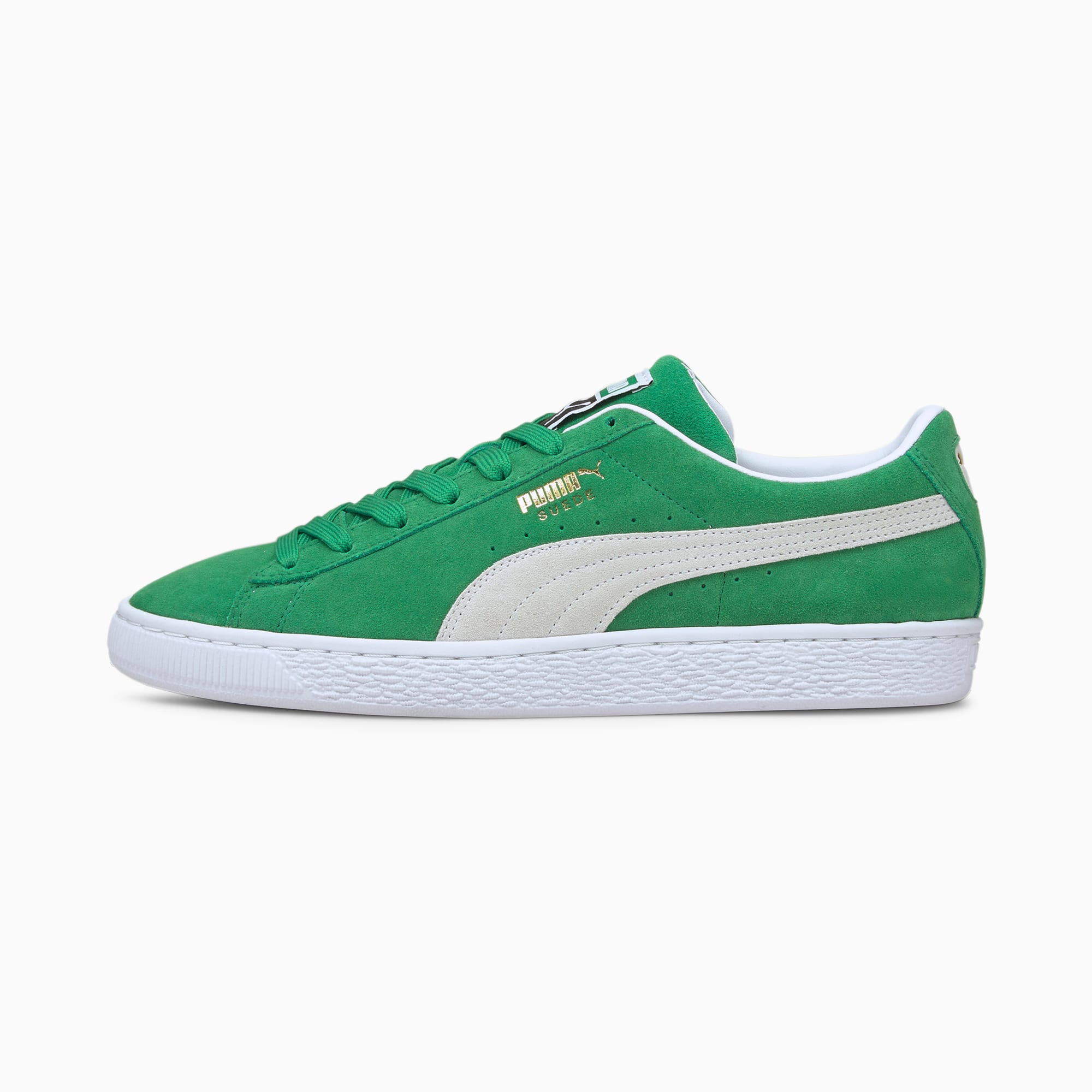 Suede Teams Trainers Amazon Green-Puma White | PUMA Shop All Puma | PUMA