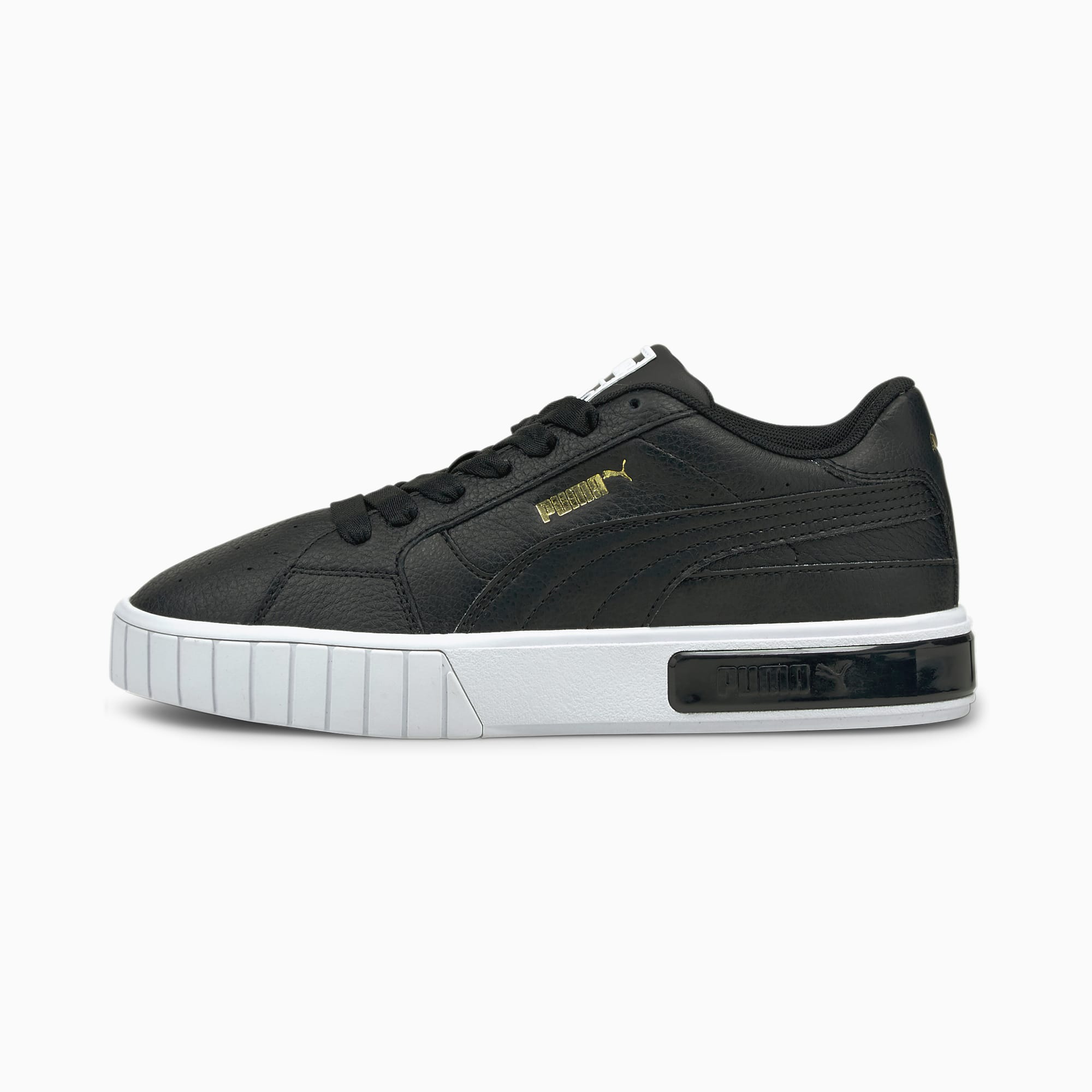ladies black puma trainers