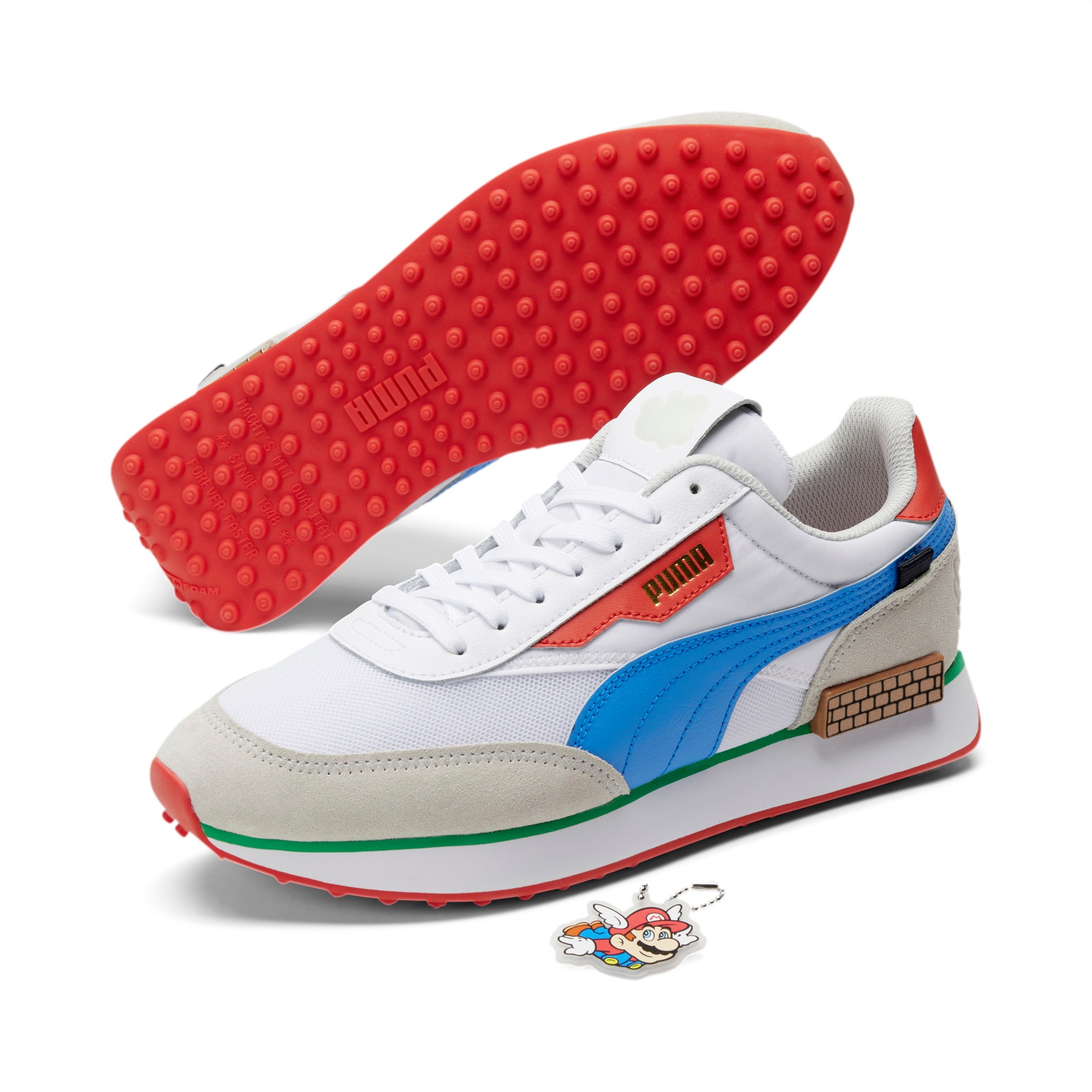 Future Rider Super Mario 64™ Trainers | Puma White-Nrgy Turquoise | PUMA  Womens Styles | PUMA Germany