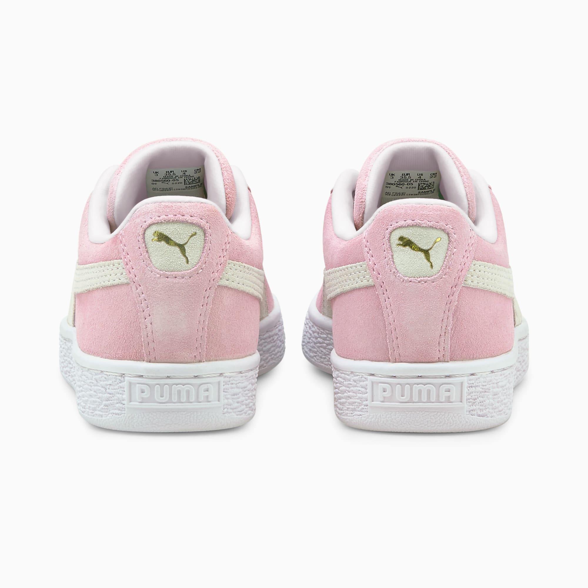 Puma suede classic baby pink best sale trainers