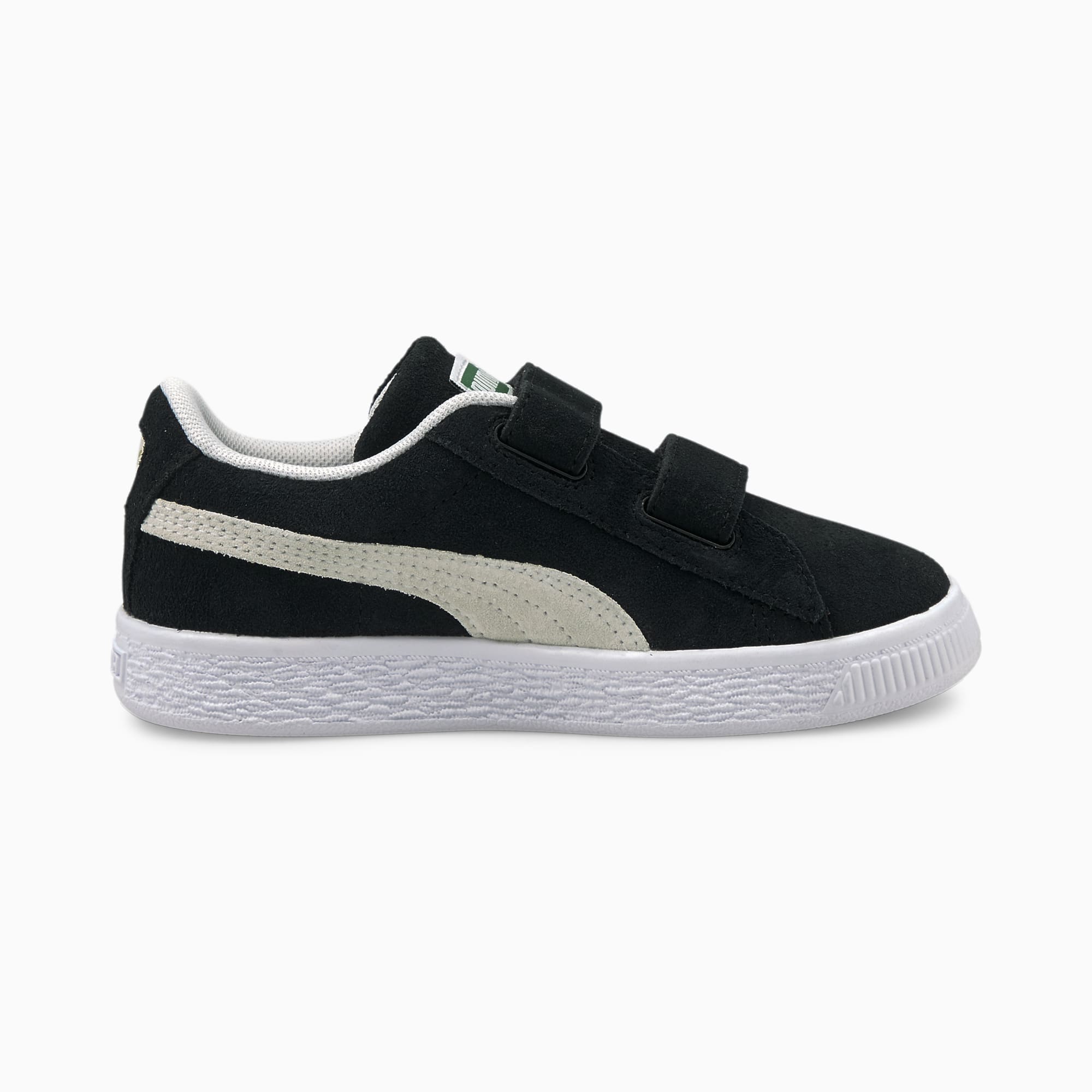 Puma suede sale black kids