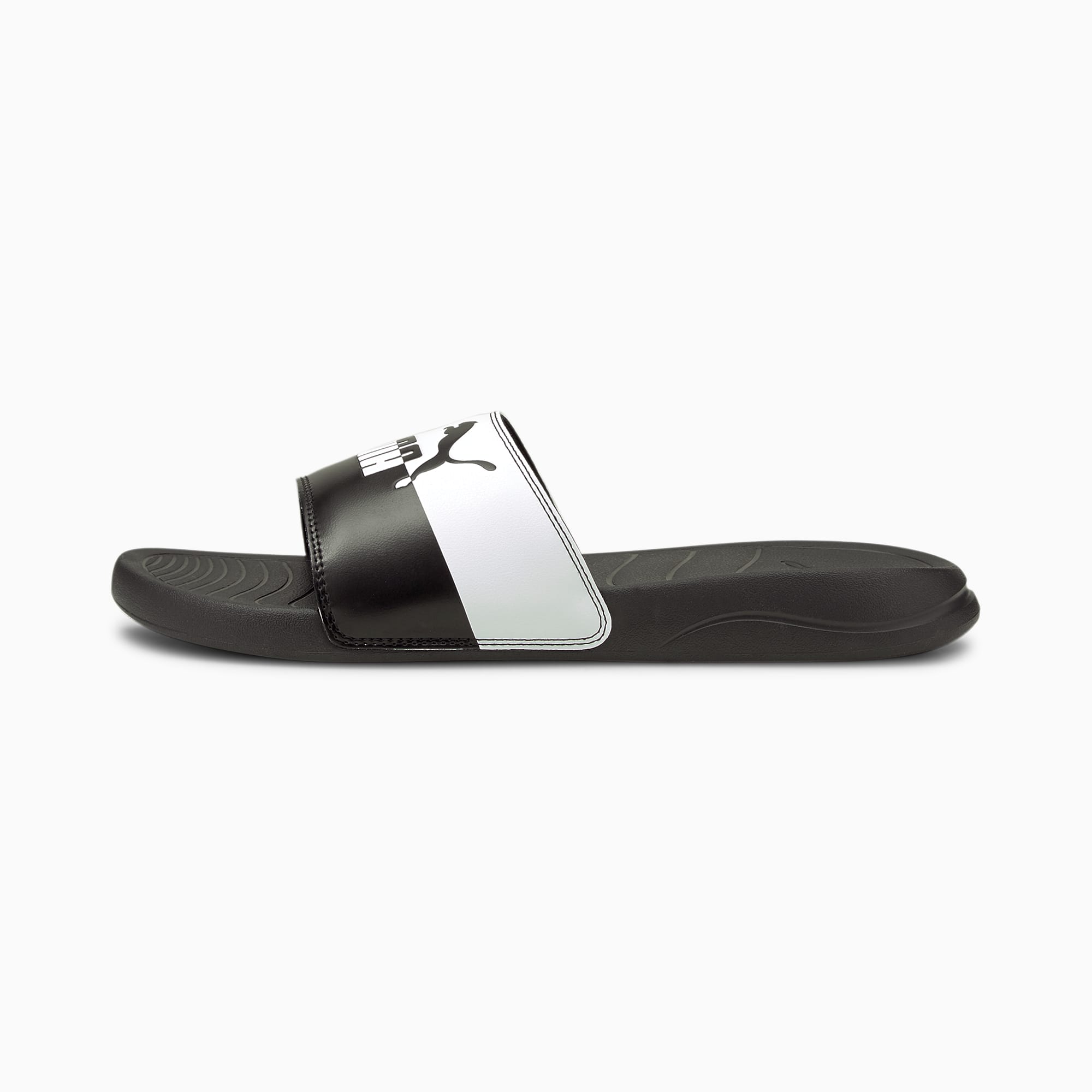 puma black sandals