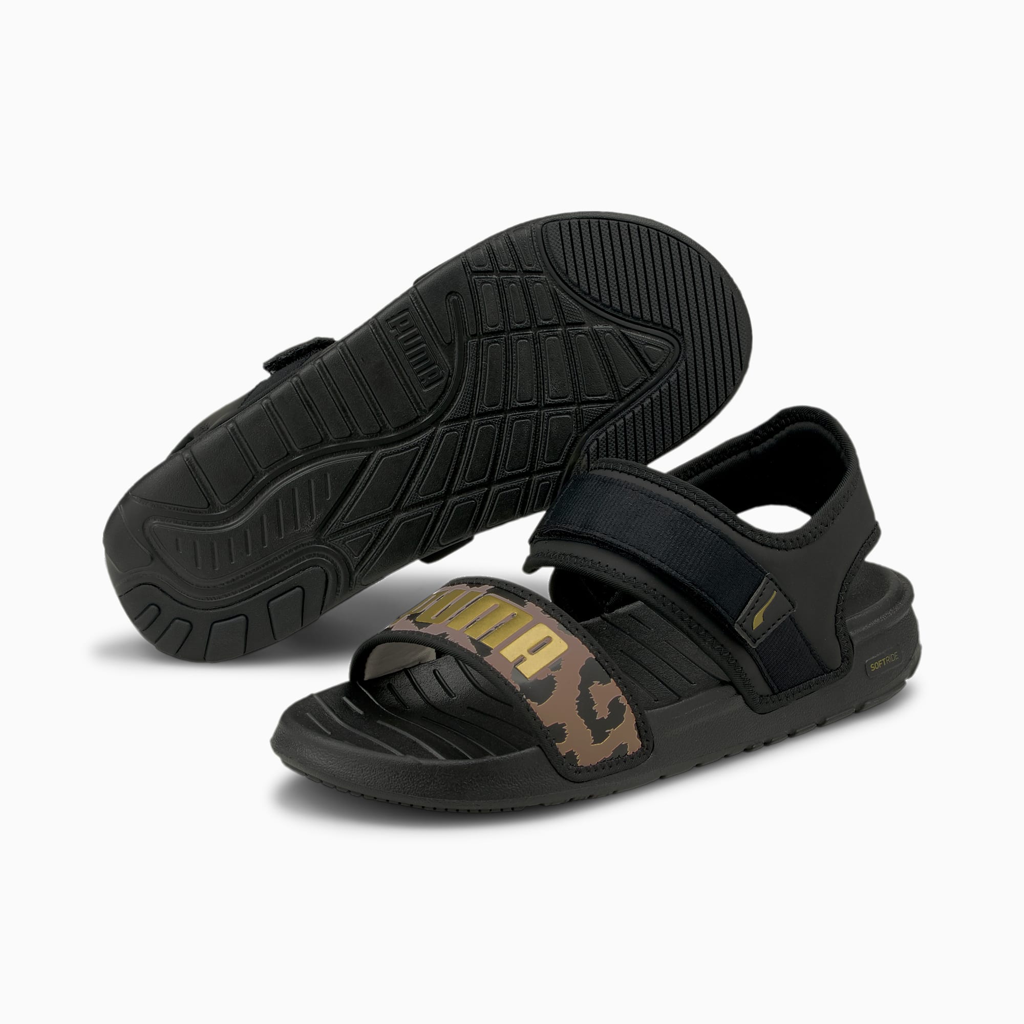 Softride leopard women's sandals