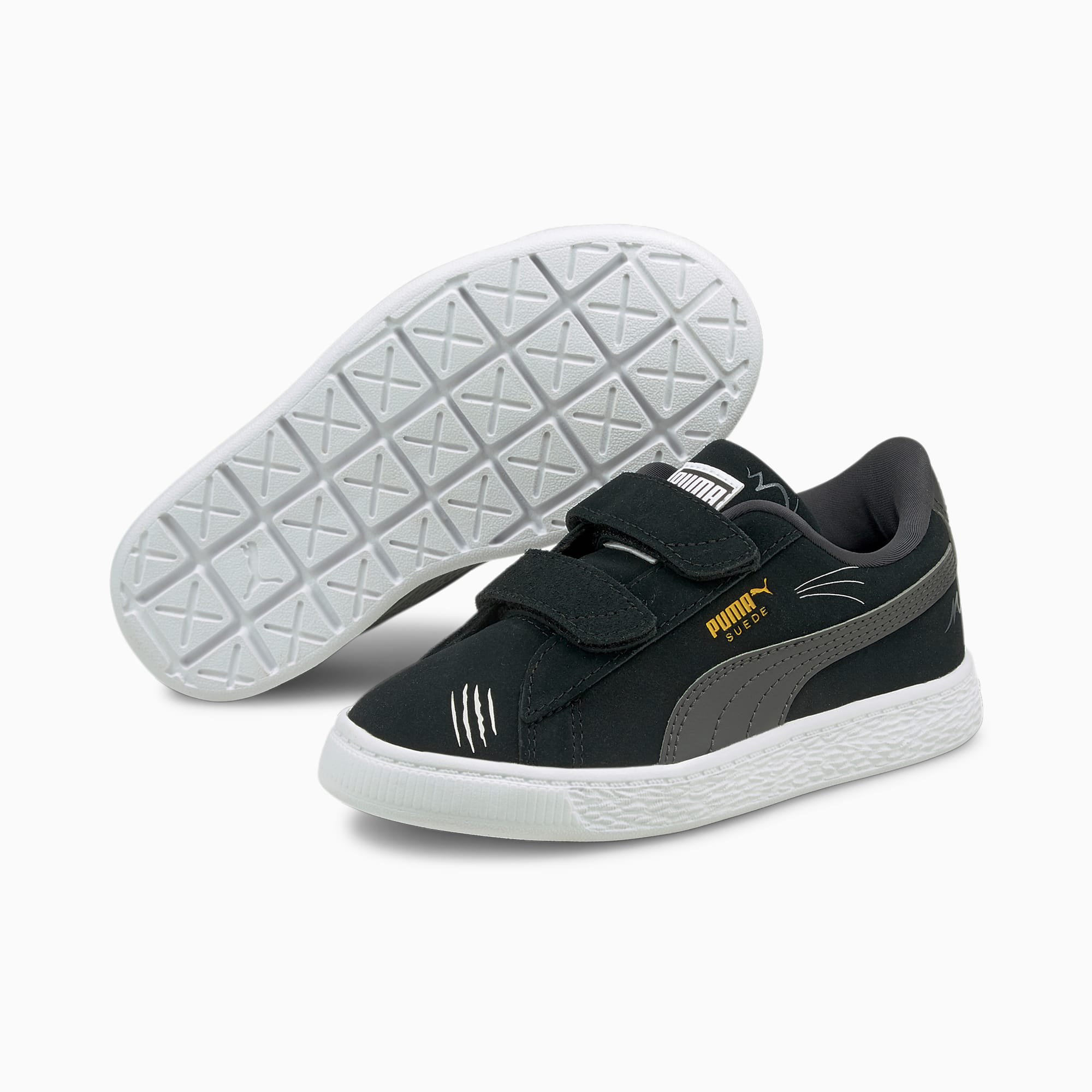 Puma suede heart best sale kids