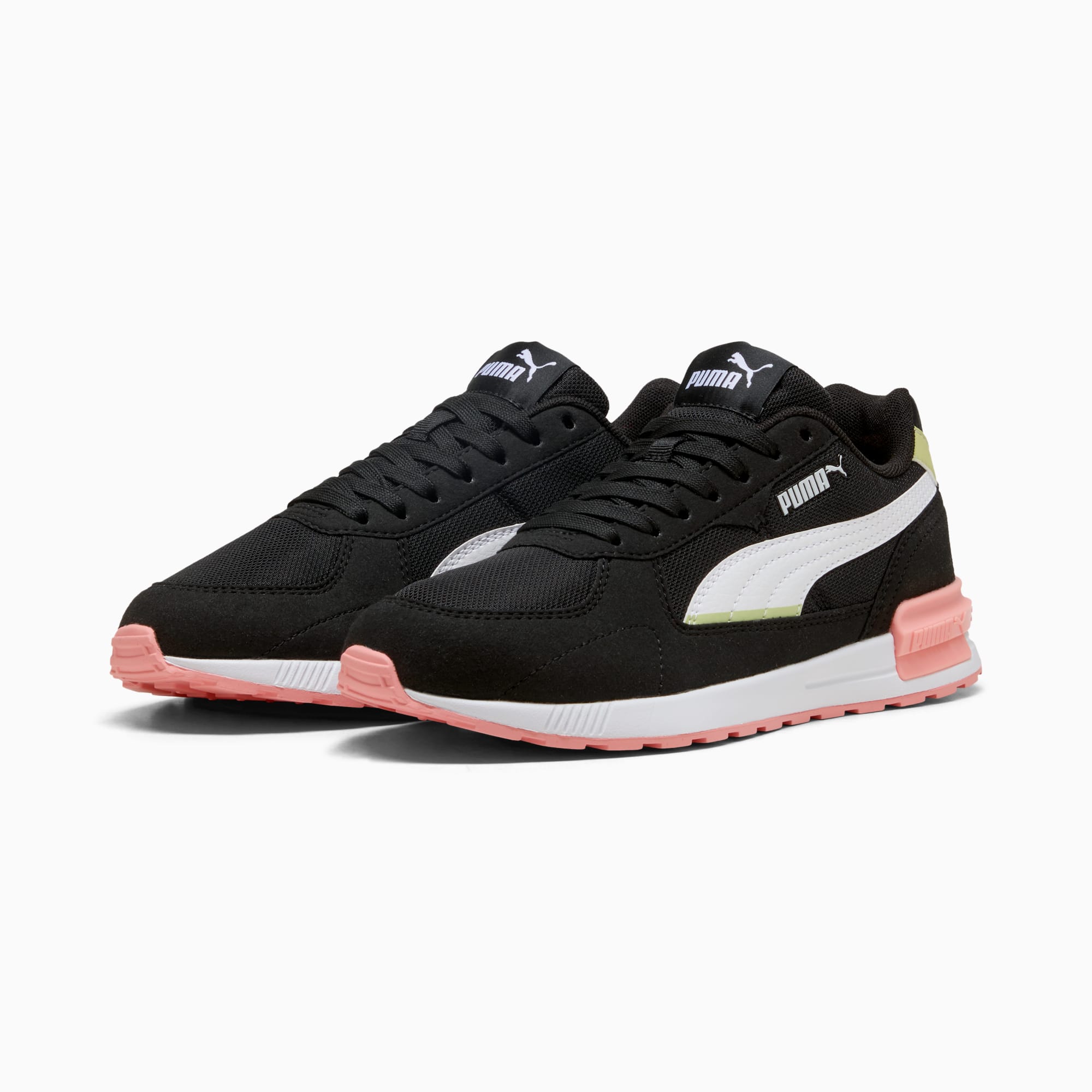 Sneakers Graviton, PUMA Black-PUMA White-Pistachio Green, large
